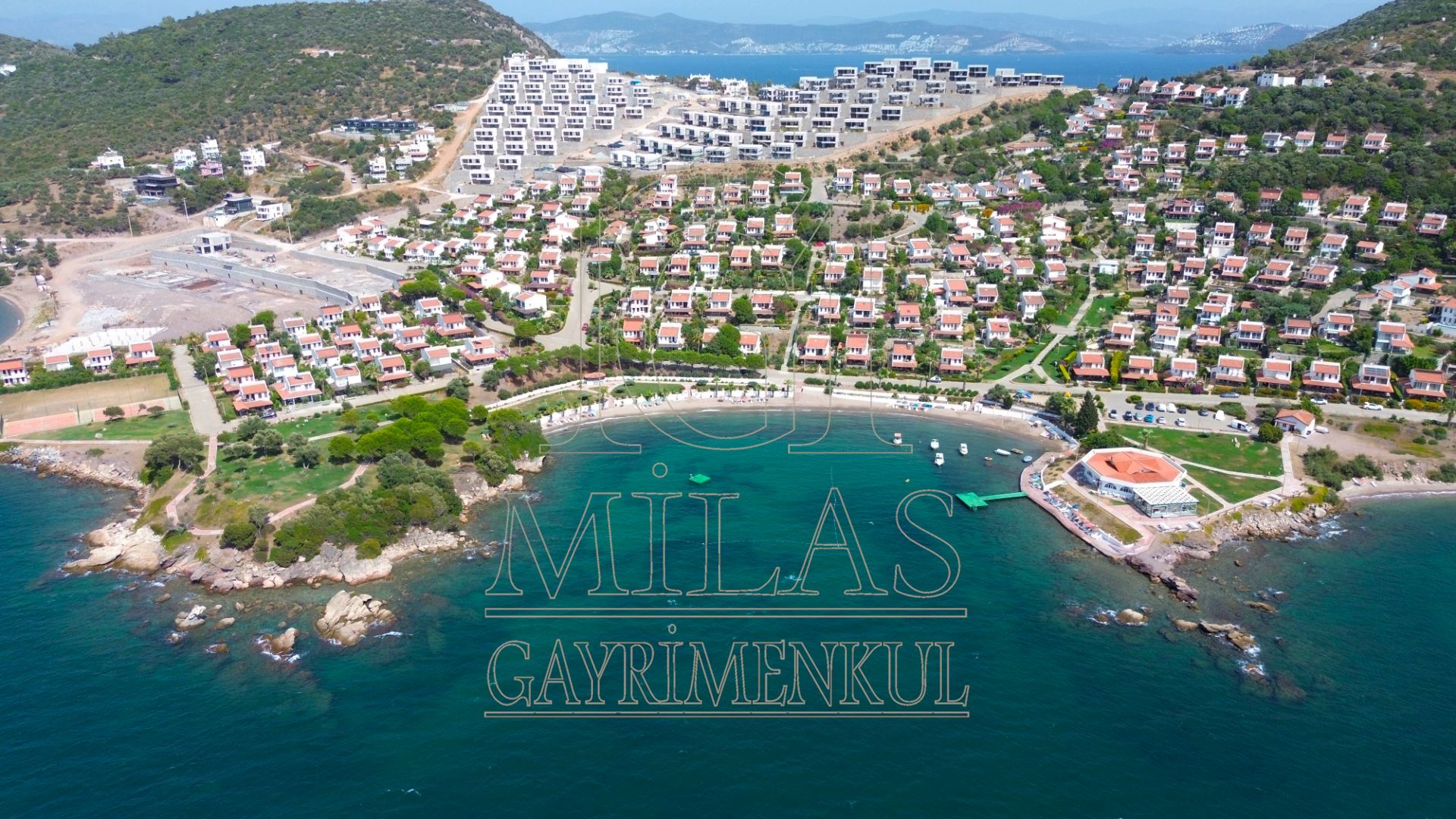 Kıyıkışlacık Baştur'da Full Deniz Manzaralı 3+1 Satılık VillaMuğla, Milas, Kıyıkışlacık - 2