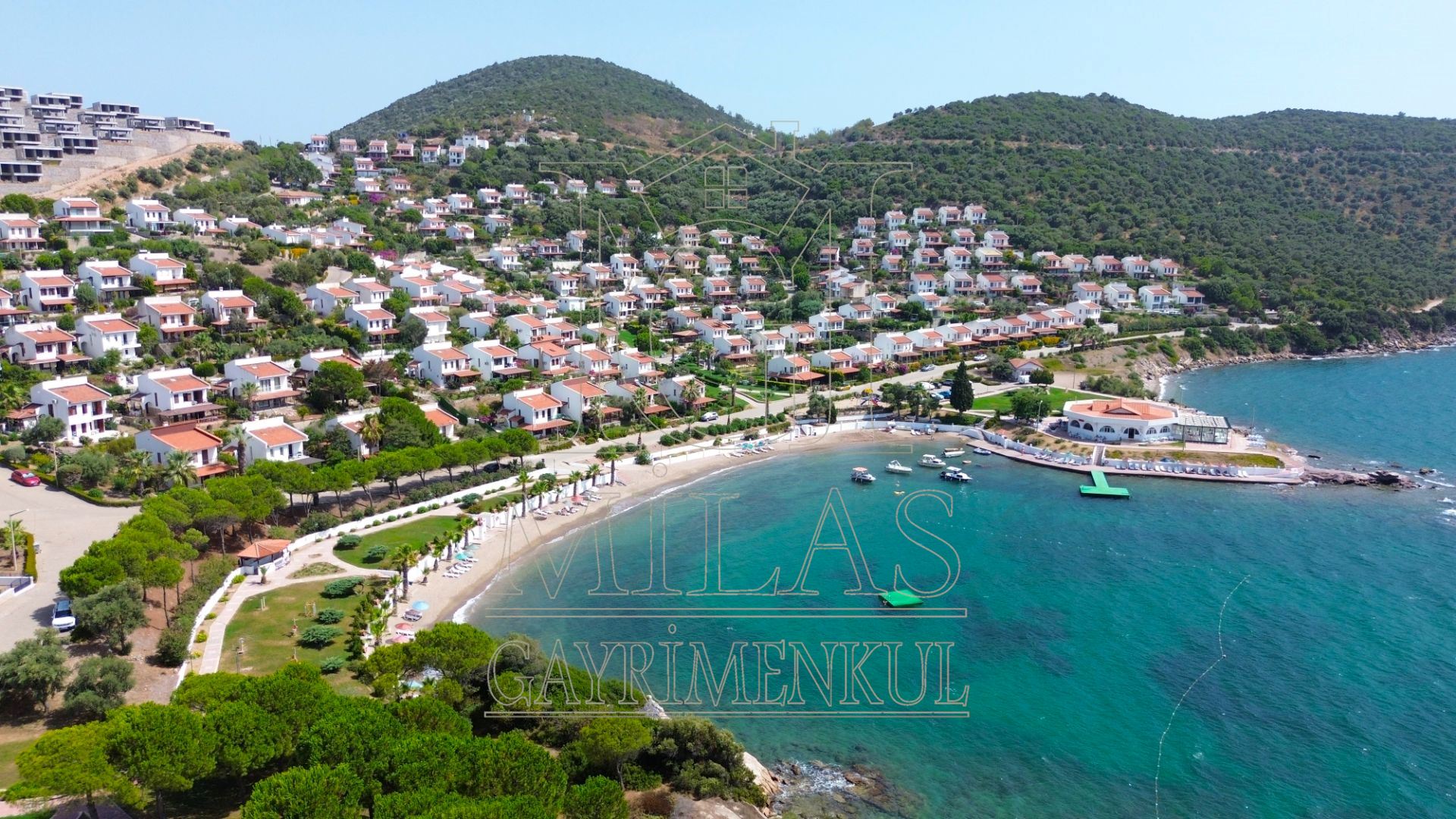 Kıyıkışlacık Baştur'da Full Deniz Manzaralı 3+1 Satılık VillaMuğla, Milas, Kıyıkışlacık