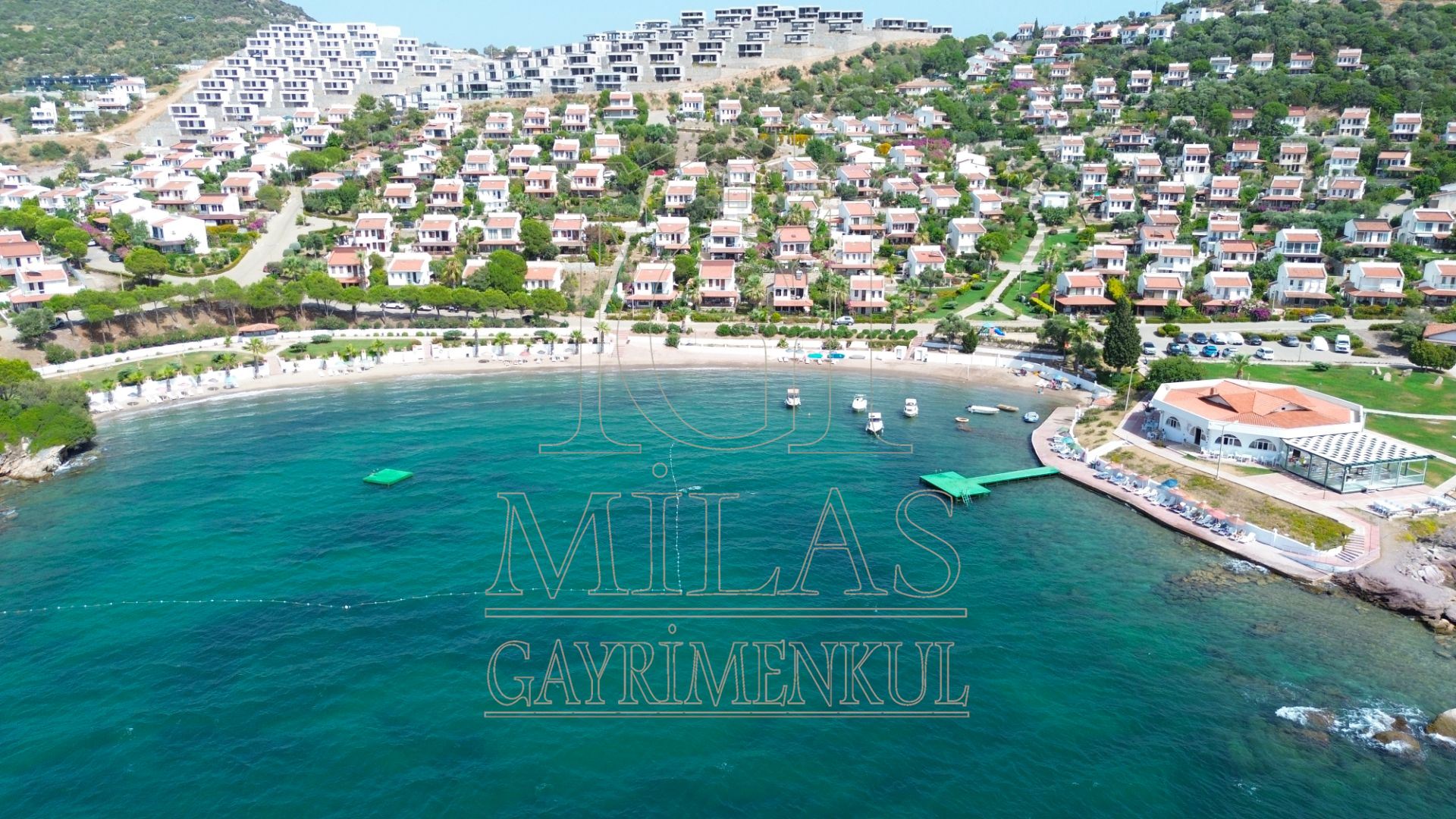 Kıyıkışlacık Baştur'da Full Deniz Manzaralı 3+1 Satılık VillaMuğla, Milas, Kıyıkışlacık - 4