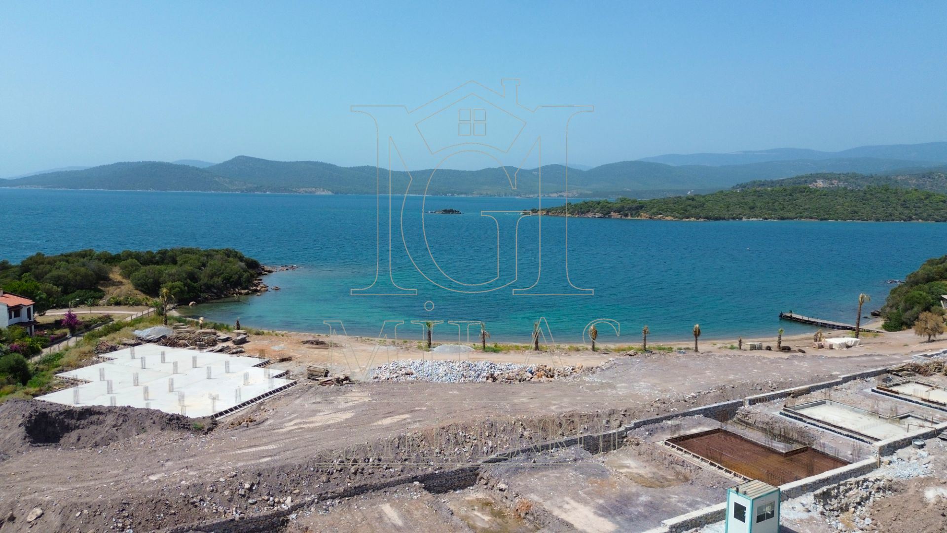 Kıyıkışlacık Baştur'da Full Deniz Manzaralı 3+1 Satılık VillaMuğla, Milas, Kıyıkışlacık - 12