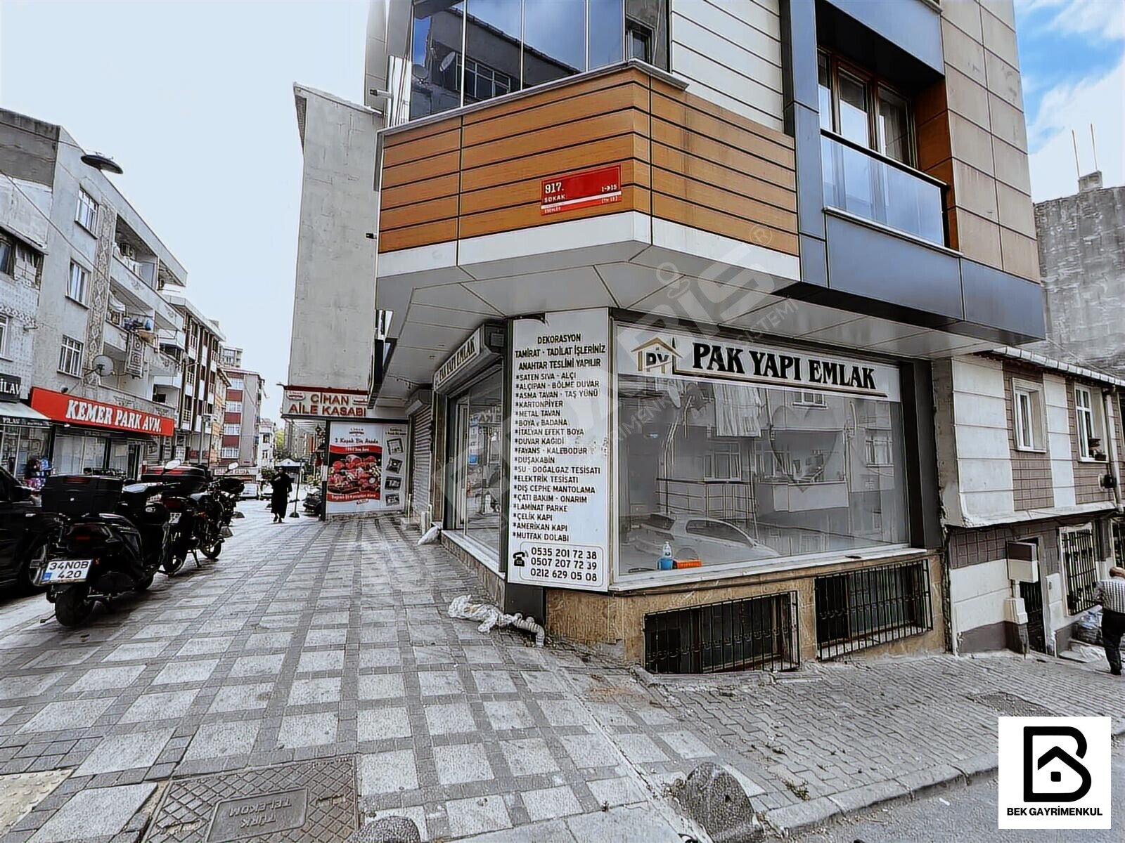 KEMER CADDESİ SATILIK YENİ BİNADA 2 KATLI 80 M2 KÖŞE BOŞ DÜKKAN - 3
