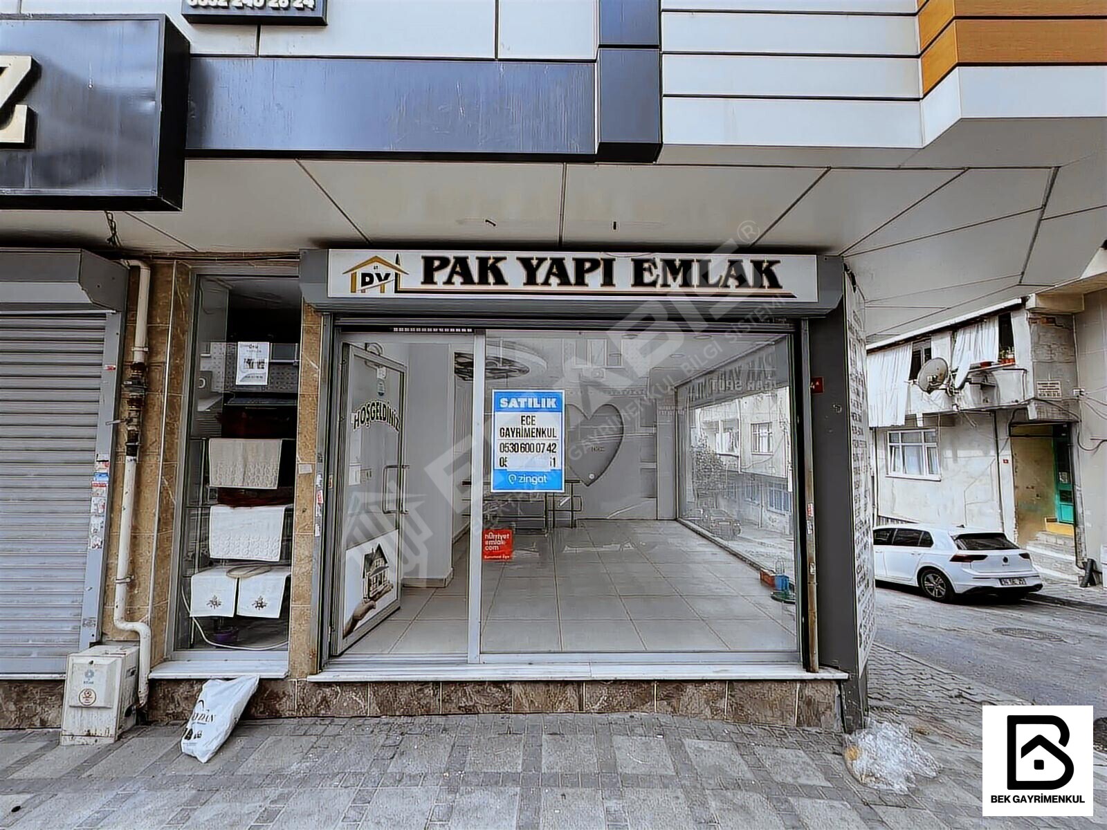 KEMER CADDESİ SATILIK YENİ BİNADA 2 KATLI 80 M2 KÖŞE BOŞ DÜKKAN - 4