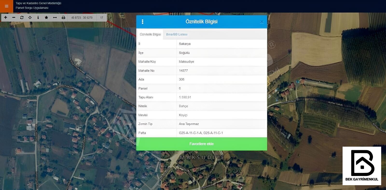 BEK GAYRİMENKULDEN MAKSUDİYE DE SATILIK YOLA CEPHE İMARLI ARSA - 9