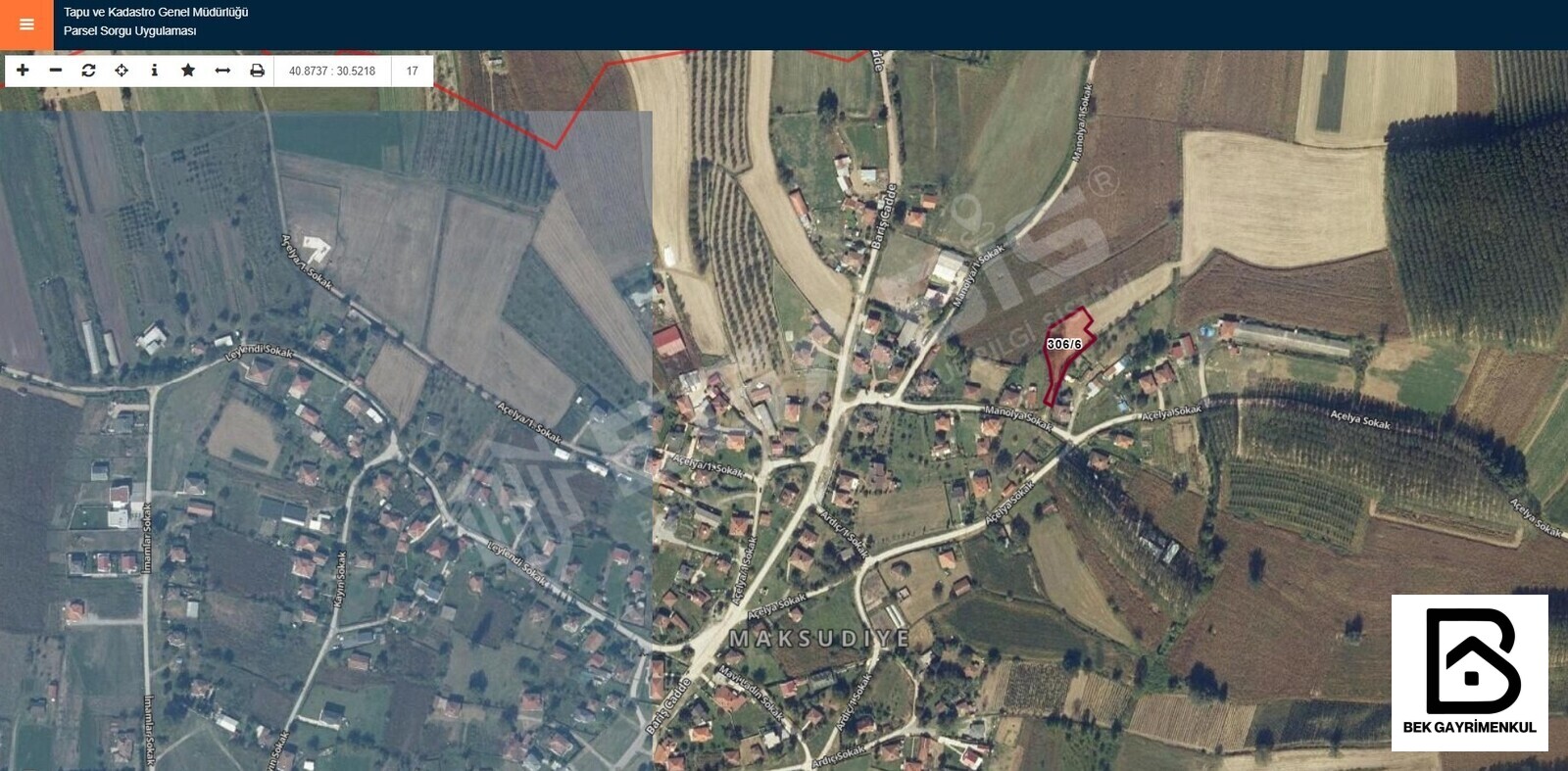 BEK GAYRİMENKULDEN MAKSUDİYE DE SATILIK YOLA CEPHE İMARLI ARSA - 10