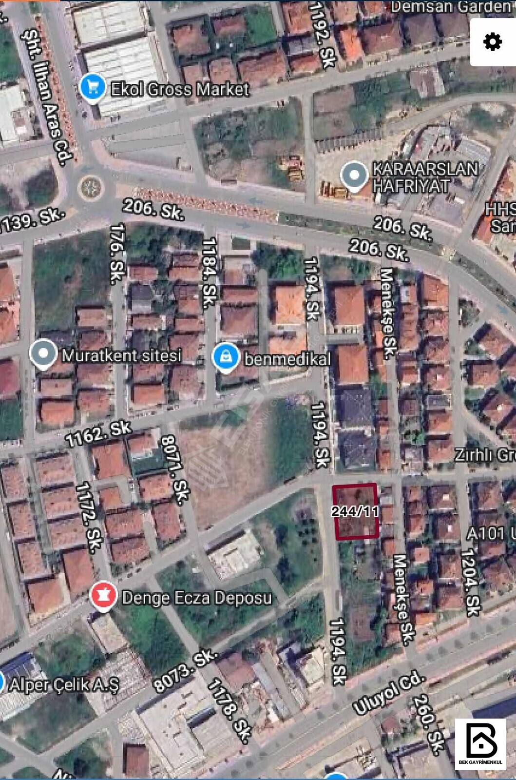 ERENLERİN EN DEĞERLİ LOKASYONUNDA YER ALAN SATILIK ARSA