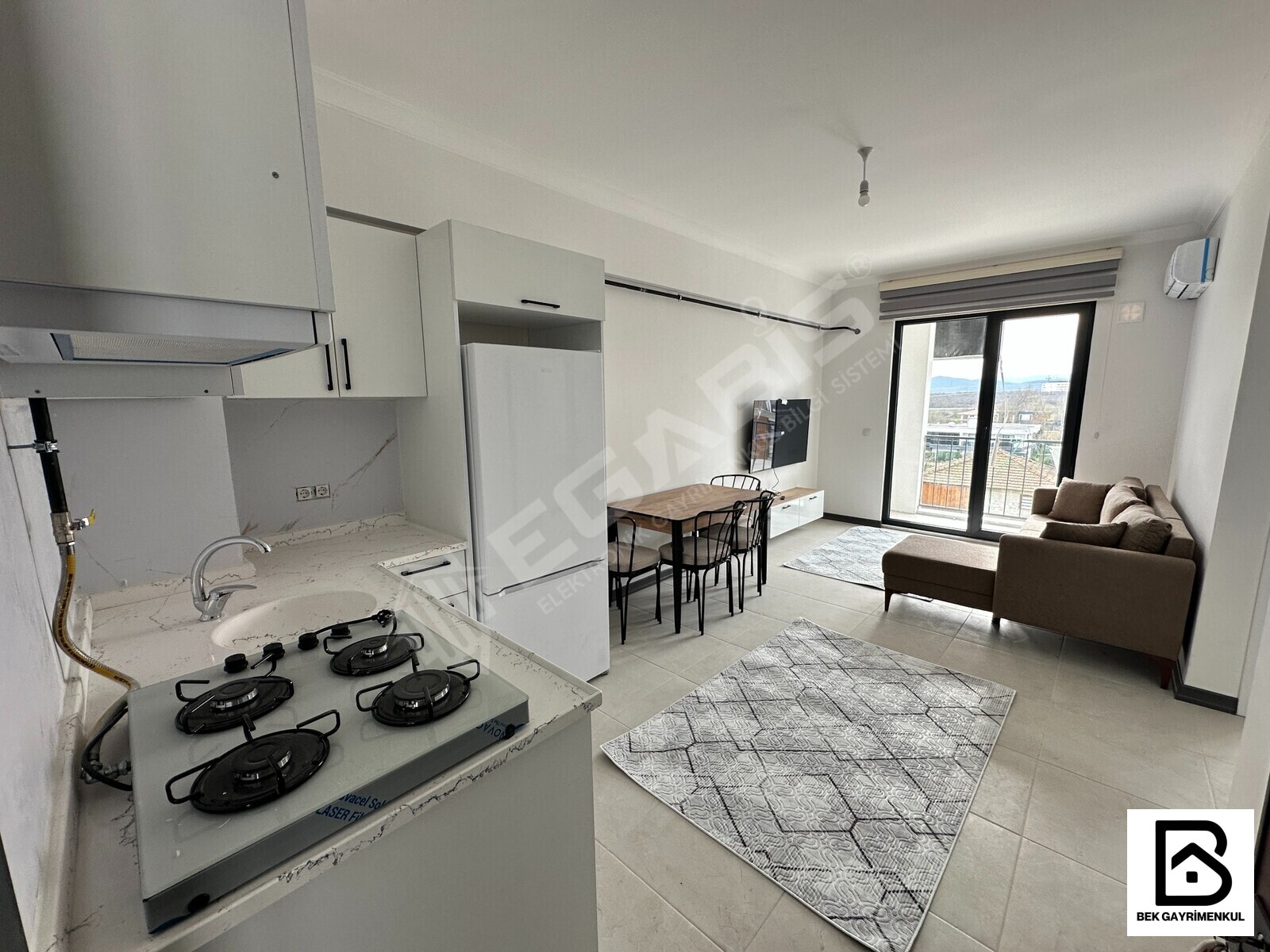 LÜKS SIFIR EŞYALI YERDEN ISITMALI KLİMALI KİRALIK SIFIR DAİRE - 5