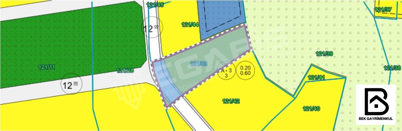 KARAPINAR MAH.'DE SATILIK 2172 M2 VİLLALARA KOMŞU İMARA AÇILMIŞ
