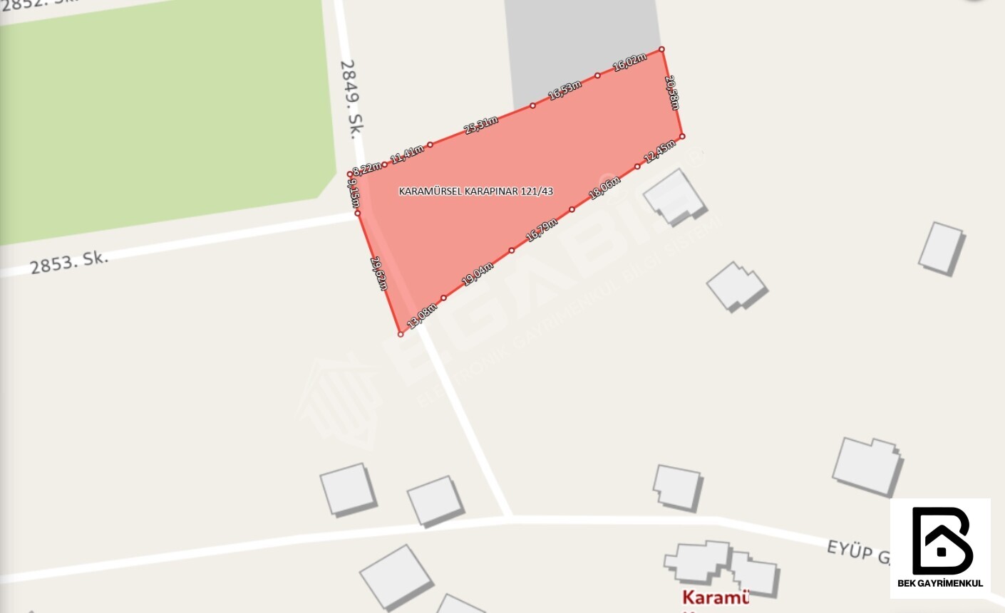 KARAPINAR MAH.'DE SATILIK 2172 M2 VİLLALARA KOMŞU İMARA AÇILMIŞ - 2