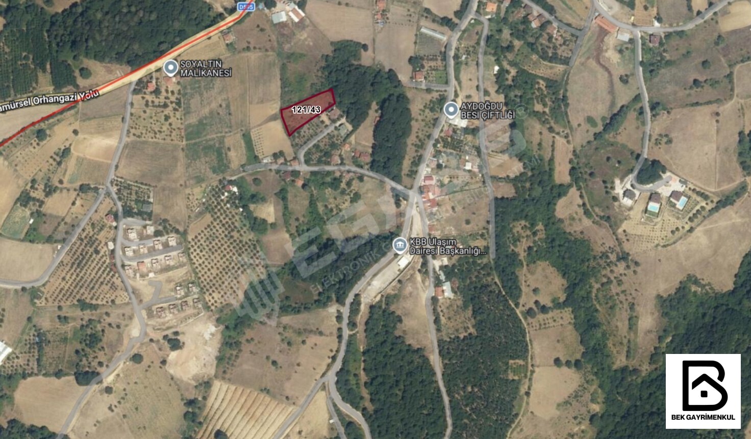 KARAPINAR MAH.'DE SATILIK 2172 M2 VİLLALARA KOMŞU İMARA AÇILMIŞ - 4