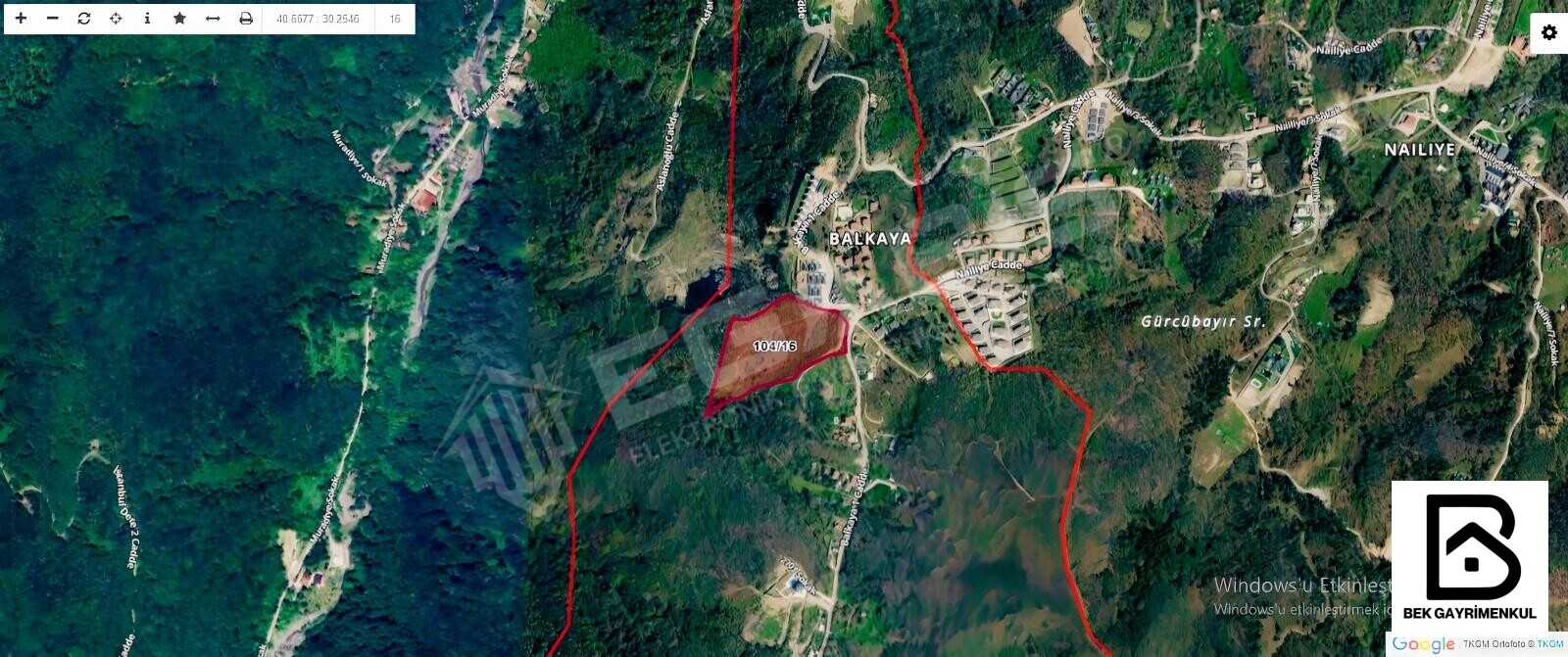 SAPANCA BALKAYA DA GÖL MANZARALI ARSA - 30