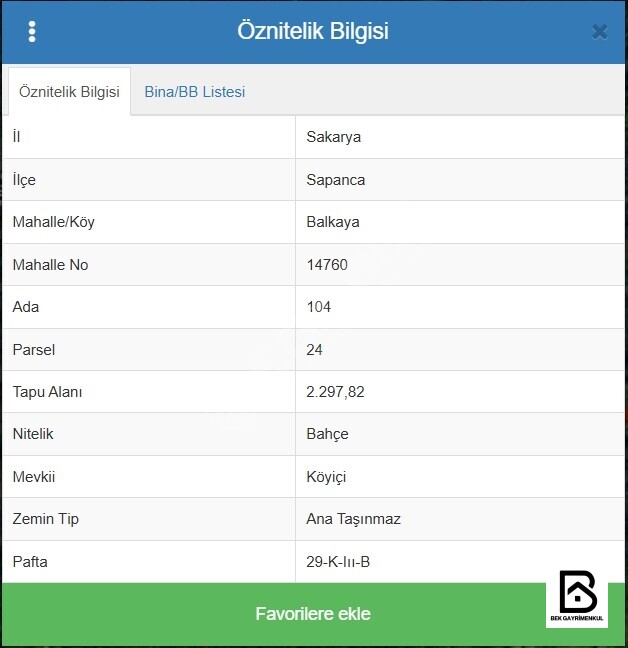 SAPANCA BALKAYADA YOLA CEPHE PARSEL - 10