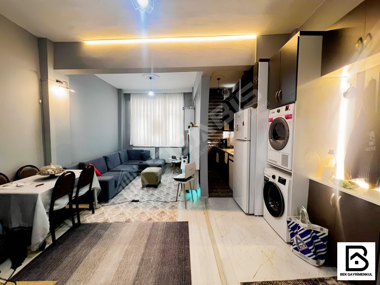 NİZAMİ BİNADA SATILIK 1+1 65 M2 EŞYALI BALKONLU DAİRE