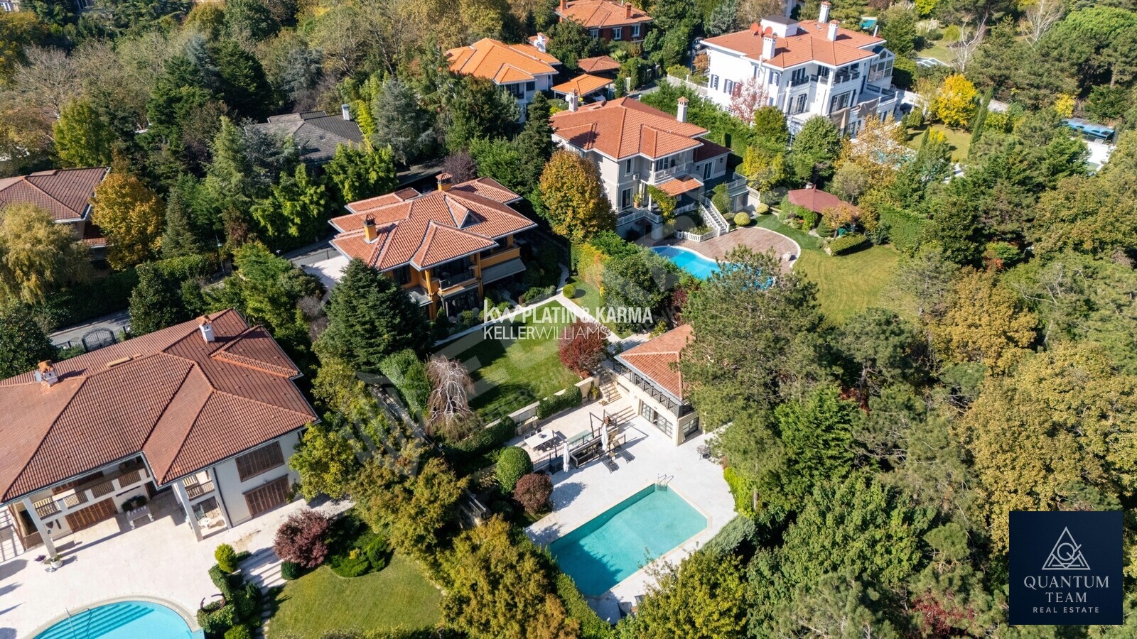 SATILIK - KEMER COUNTRY'DE ORMANA KOMŞU HAVUZLU MÜSTAKİL VİLLA - 33