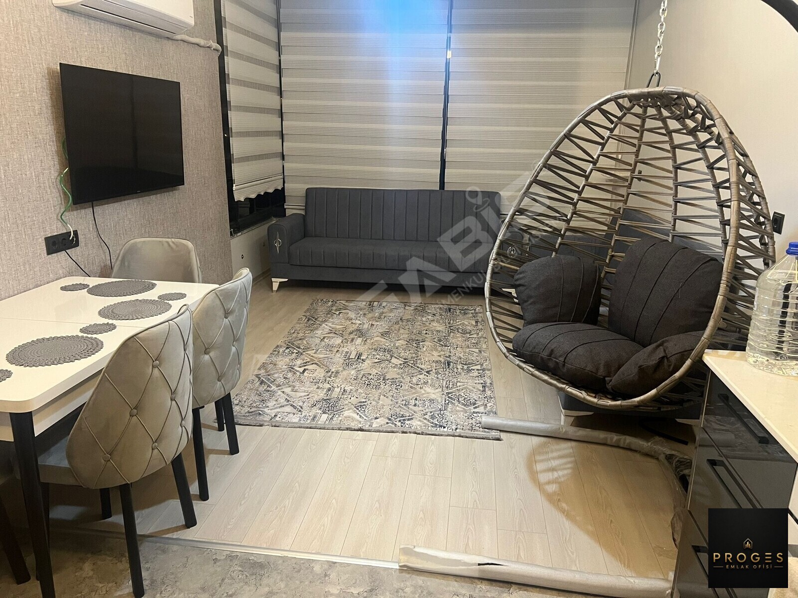 PROGES'TEN TÖMÜK'TE AQUA HAVUZLU D400e YAKIN KİRALIK EŞYALI 1+1 - 5
