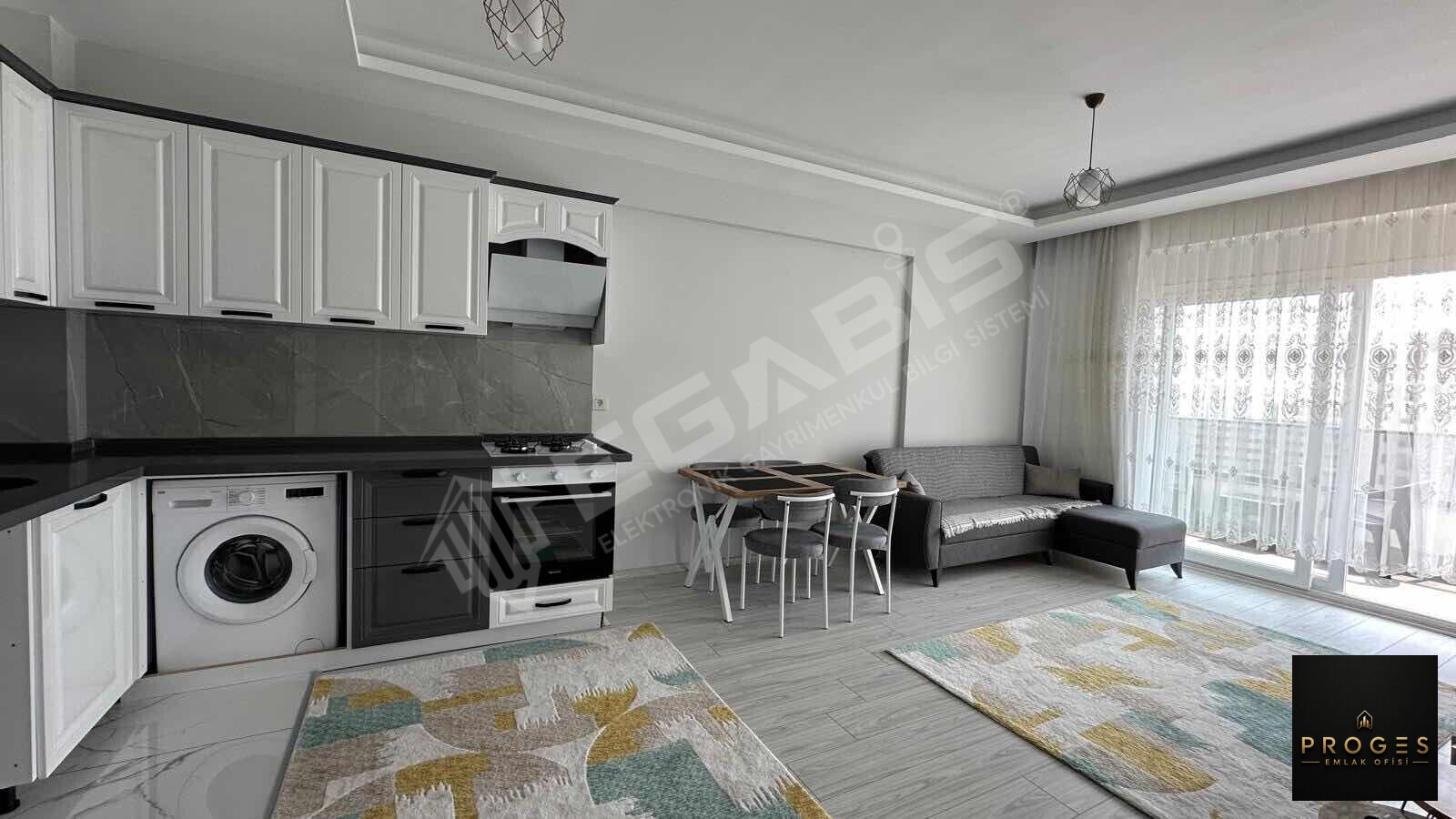 DENİZ MANZARALI EŞYALI KİRALIK 1+1 DAİRE - 13