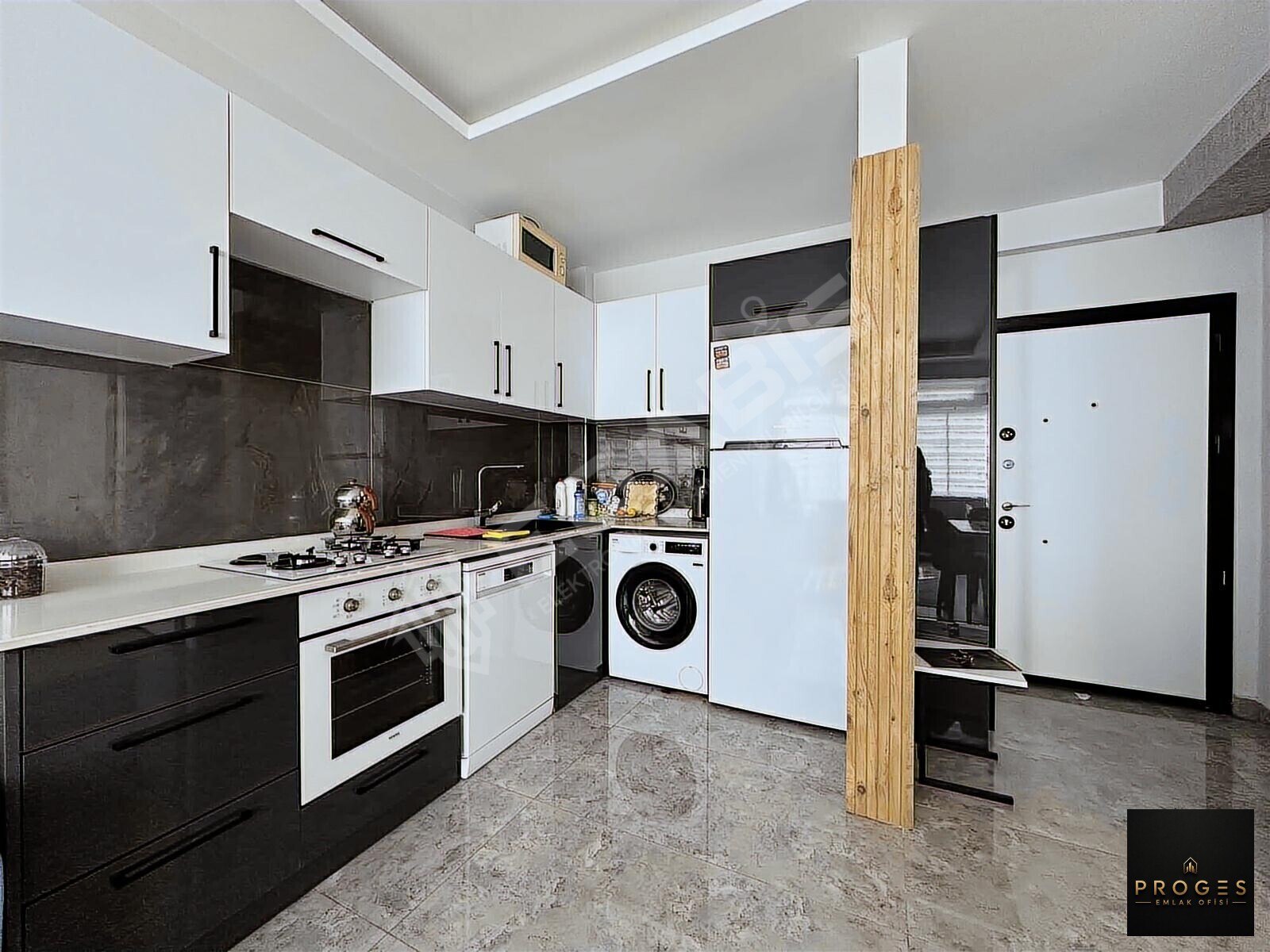 PROGES'TEN TÖMÜKTE FULL EŞYALI İSKANLI SATILIK DAİRE