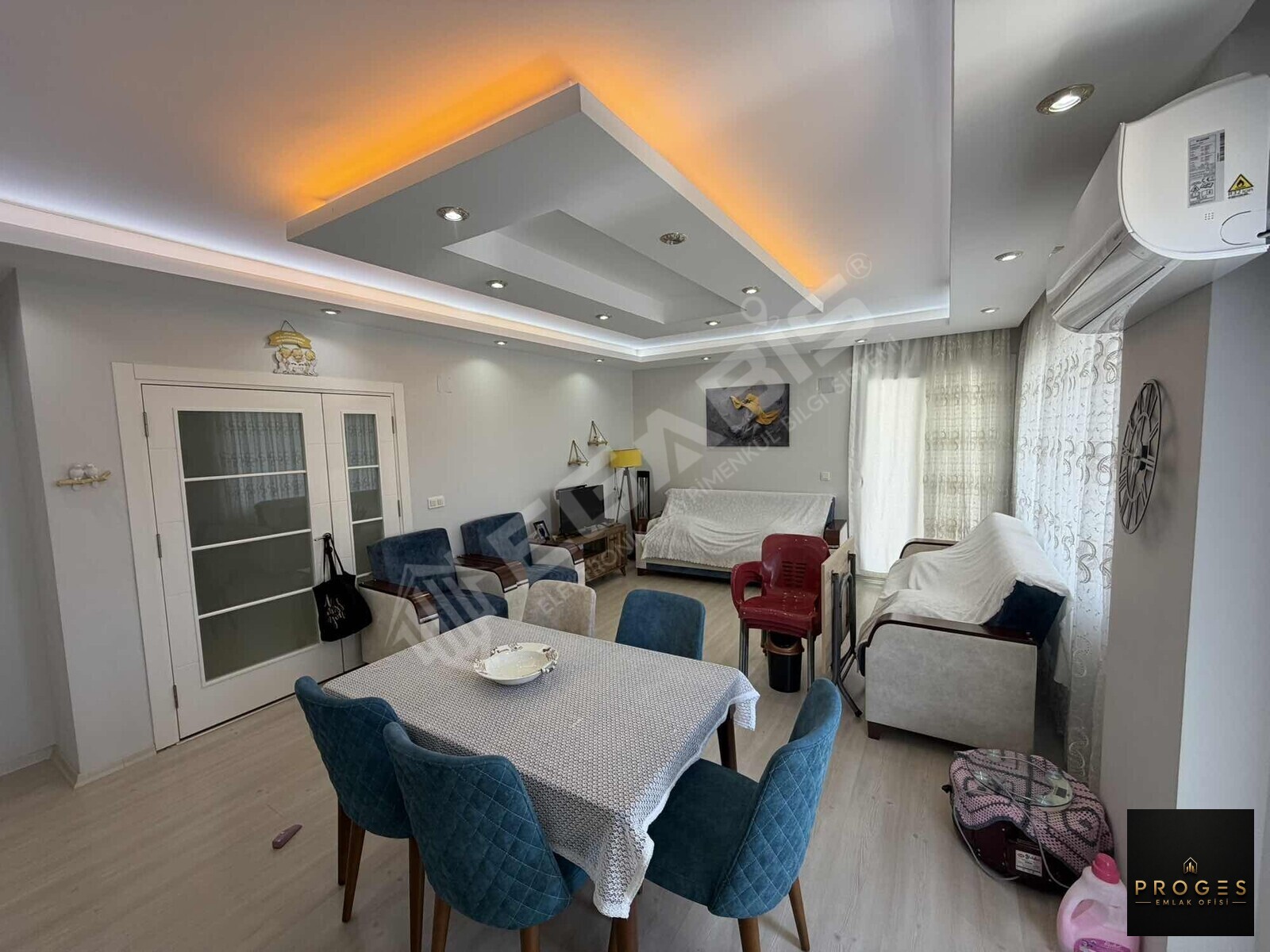 TÖMÜKTE EŞYALI İSKANLI 2+1 DAİRE - 9