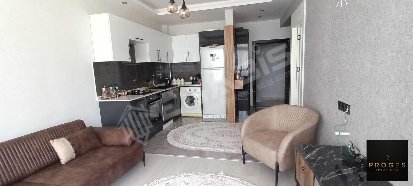 PROGES'TEN TÖMÜK MH EŞYALI SATILIK 1+1 - 9