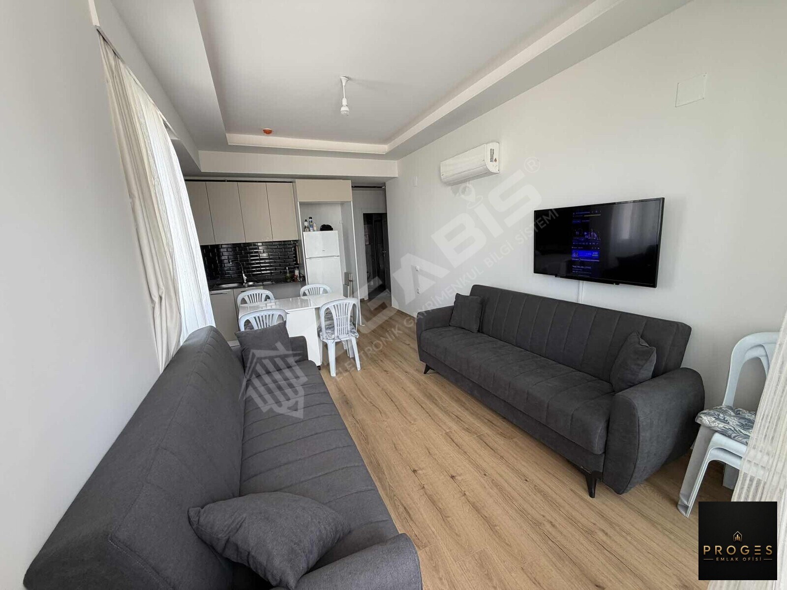 PROGESTEN TÖMÜKTE EŞYALI AQUPARKLI 1+1 DAİRE - 5