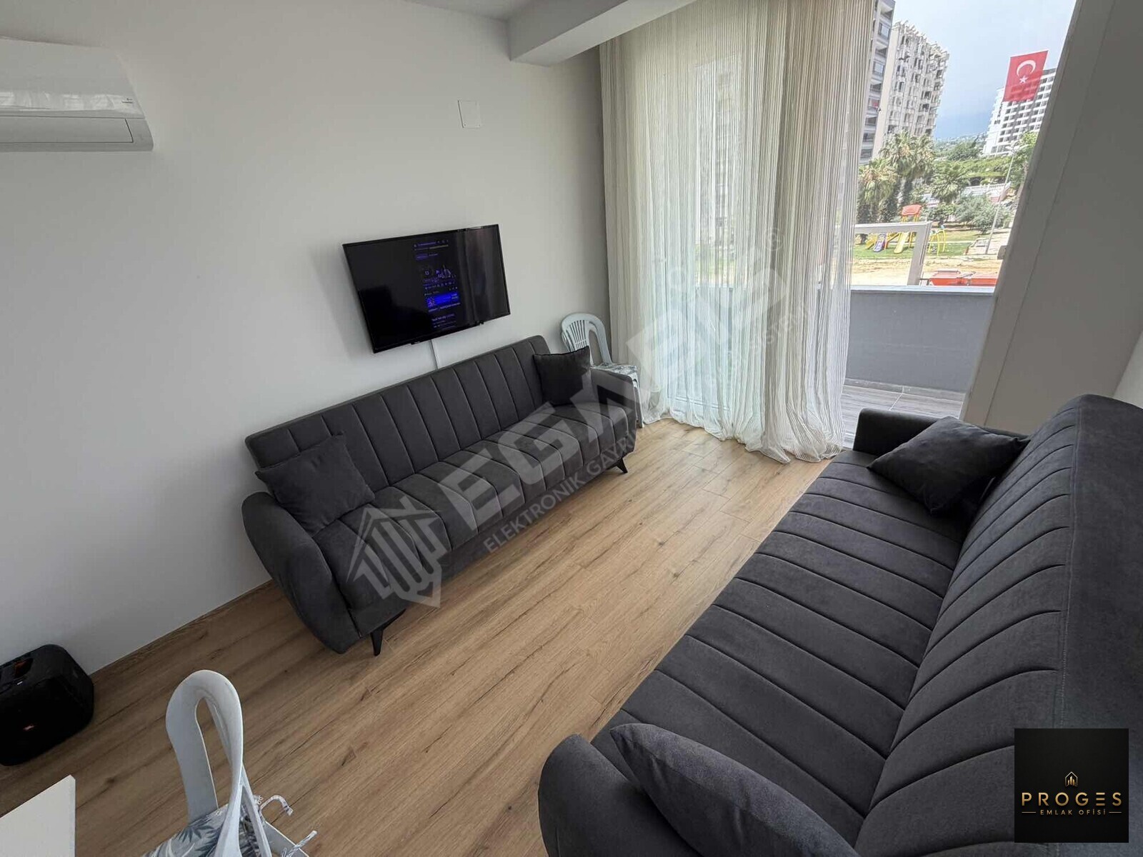 PROGESTEN TÖMÜKTE EŞYALI AQUPARKLI 1+1 DAİRE - 7