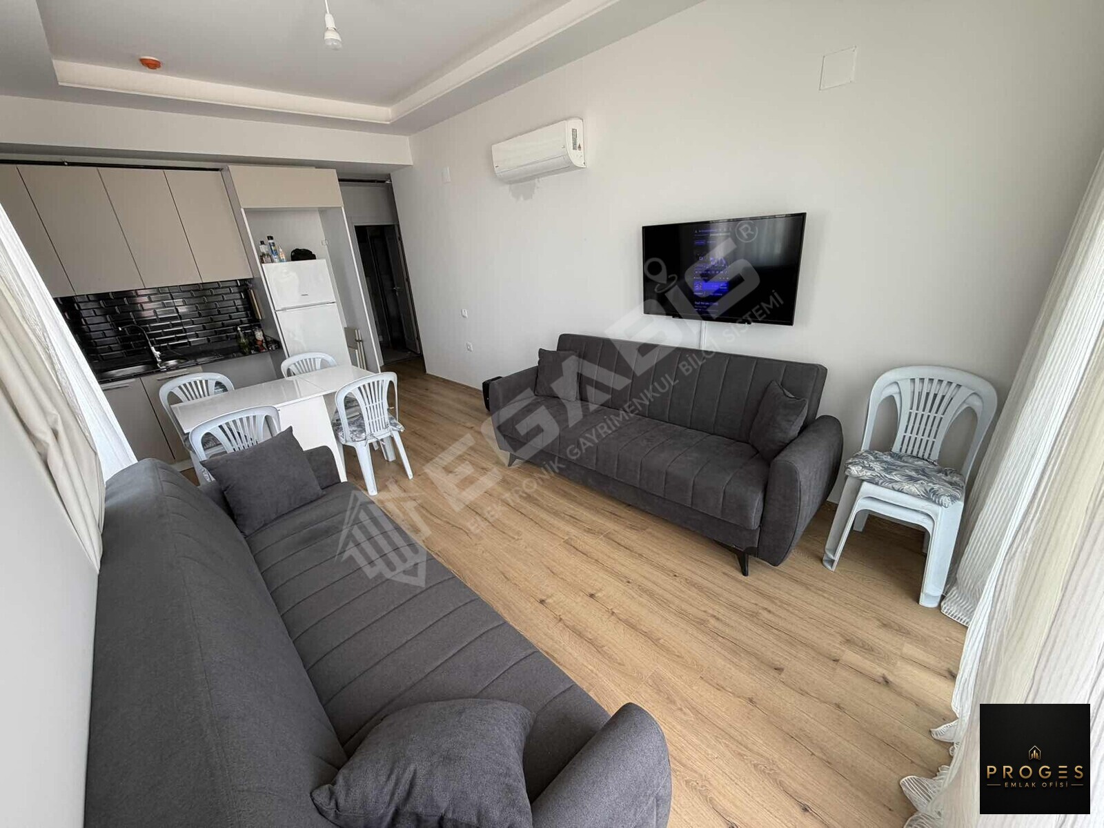PROGESTEN TÖMÜKTE EŞYALI AQUPARKLI 1+1 DAİRE - 16