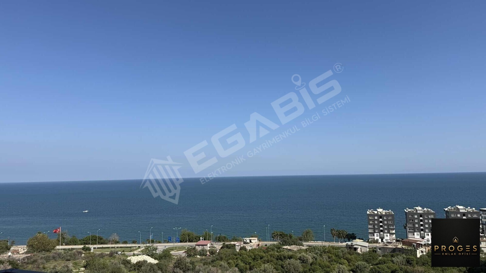 PROGES'TEN AYAŞ'TA FULL DENİZ MANZARALI 1+1 SATILIK DAİRE