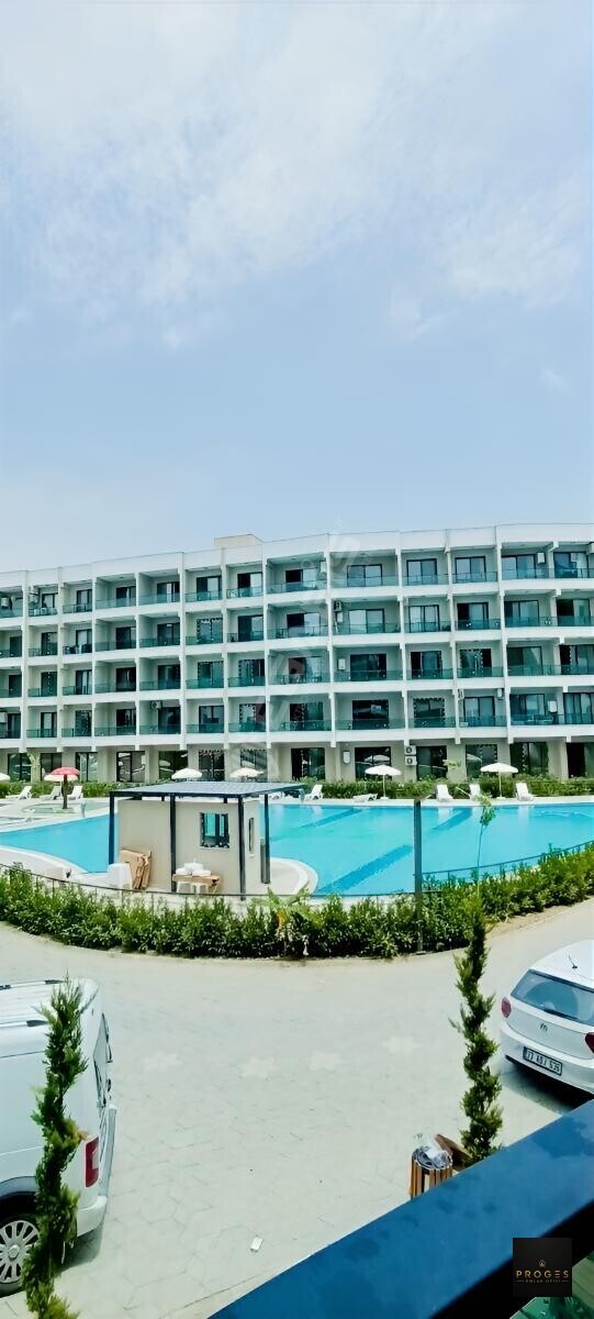 PROGES'TEN TATİL KÖYÜ TADINDA HAVUZ MANZARALI 1+1 SATILIK DAİRE