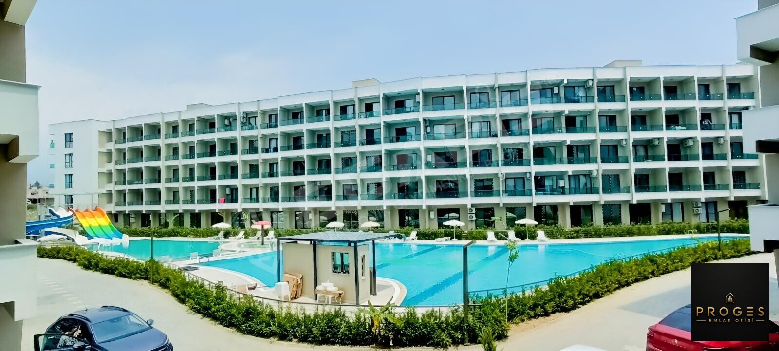 PROGES'TEN TATİL KÖYÜ TADINDA HAVUZ MANZARALI 1+1 SATILIK DAİRE - 2