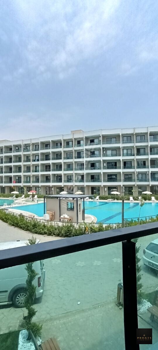 PROGES'TEN TATİL KÖYÜ TADINDA HAVUZ MANZARALI 1+1 SATILIK DAİRE - 17