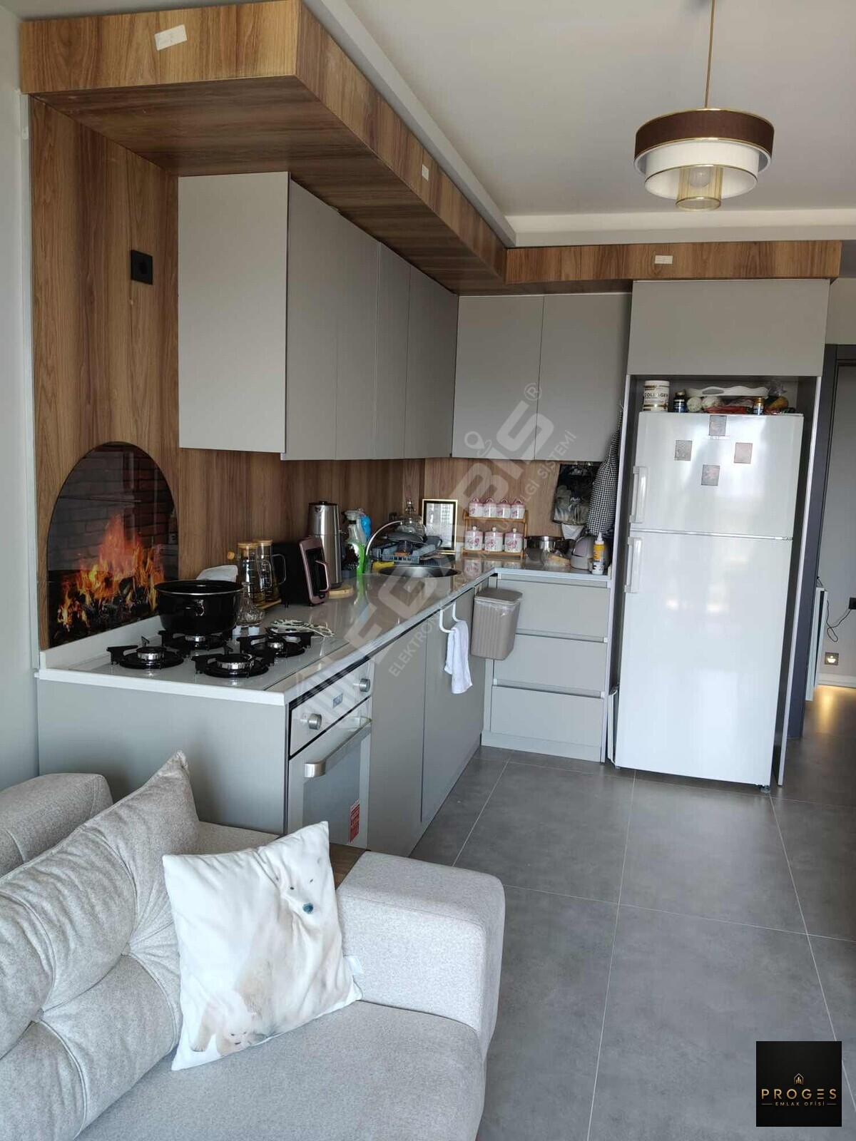 PROGESTEN PLAJA 300mt FULL EŞYALI VE DENİZ MANZARALI SATILIK 2+1 - 3