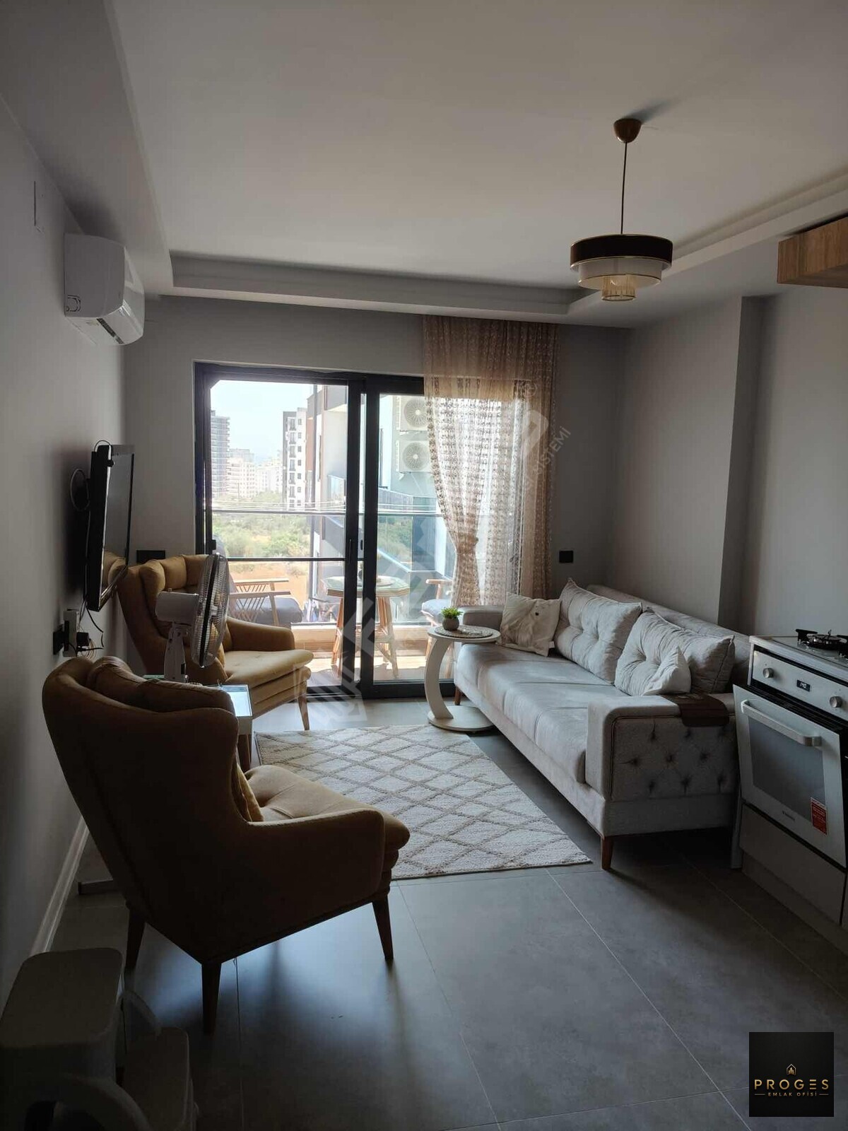 PROGESTEN PLAJA 300mt FULL EŞYALI VE DENİZ MANZARALI SATILIK 2+1 - 12