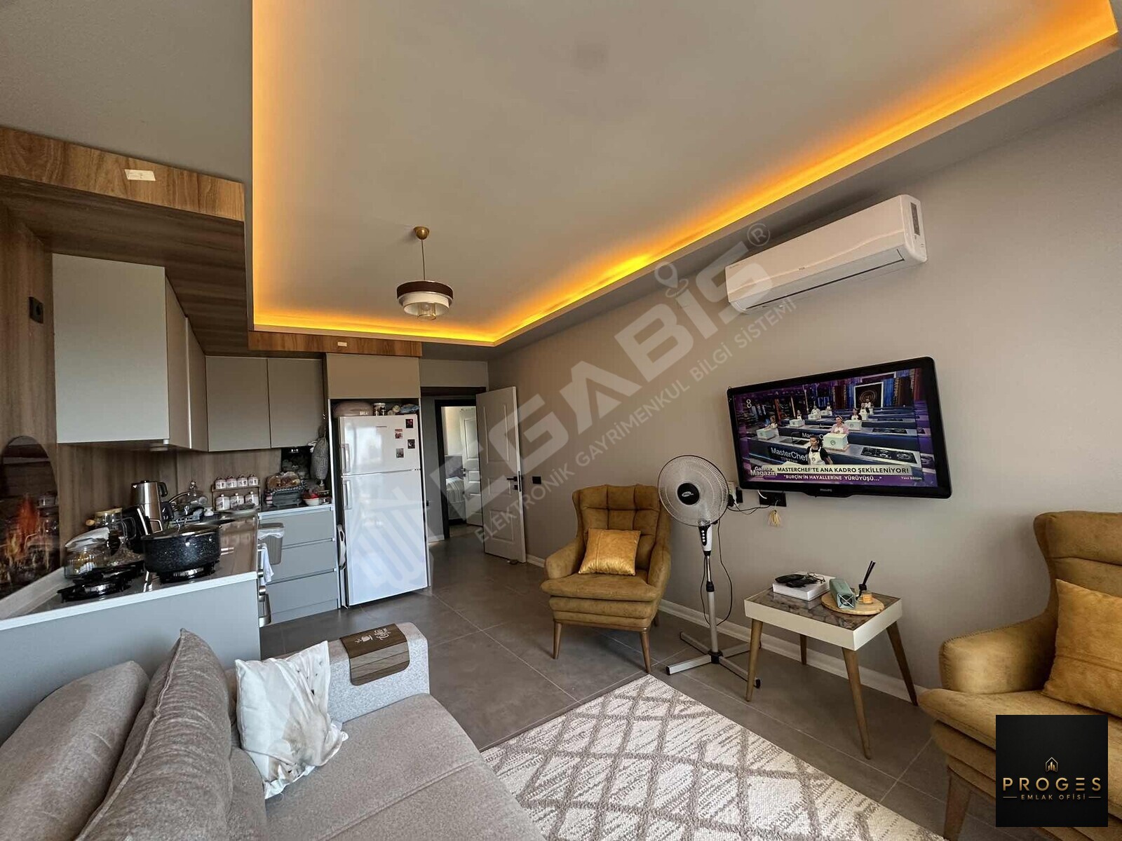 PROGES'TEN AYAŞ'TA İSKANLI, PLAJA 300mt, FULL EŞYALI 2+1 SATILIK - 4