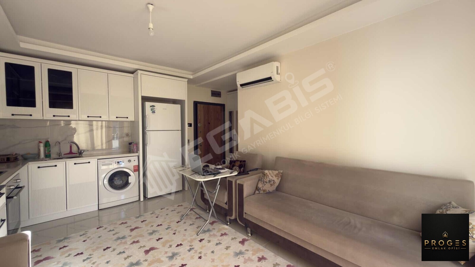 PROGES'TEN KOCAHASANLI'DA HAVUZLU SİTE İÇİNDE EŞYALI 1+1 SATILIK - 5