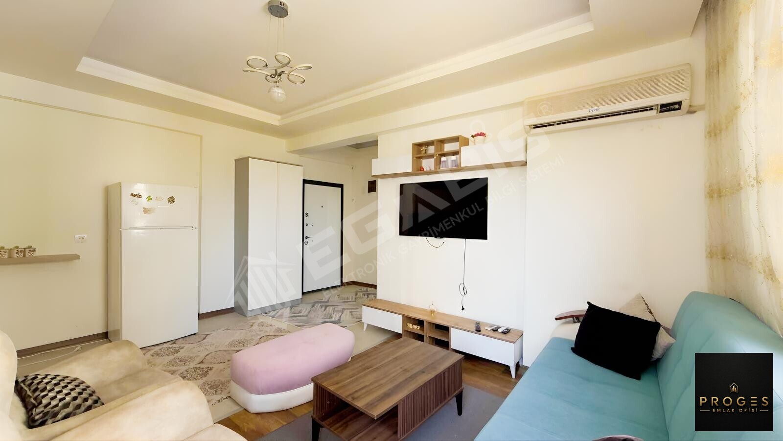 PROGES'TEN TÖMÜK'TE 3 CEPHELİ HAVUZLU 1+1 EŞYALI SATILIK DAİRE - 4