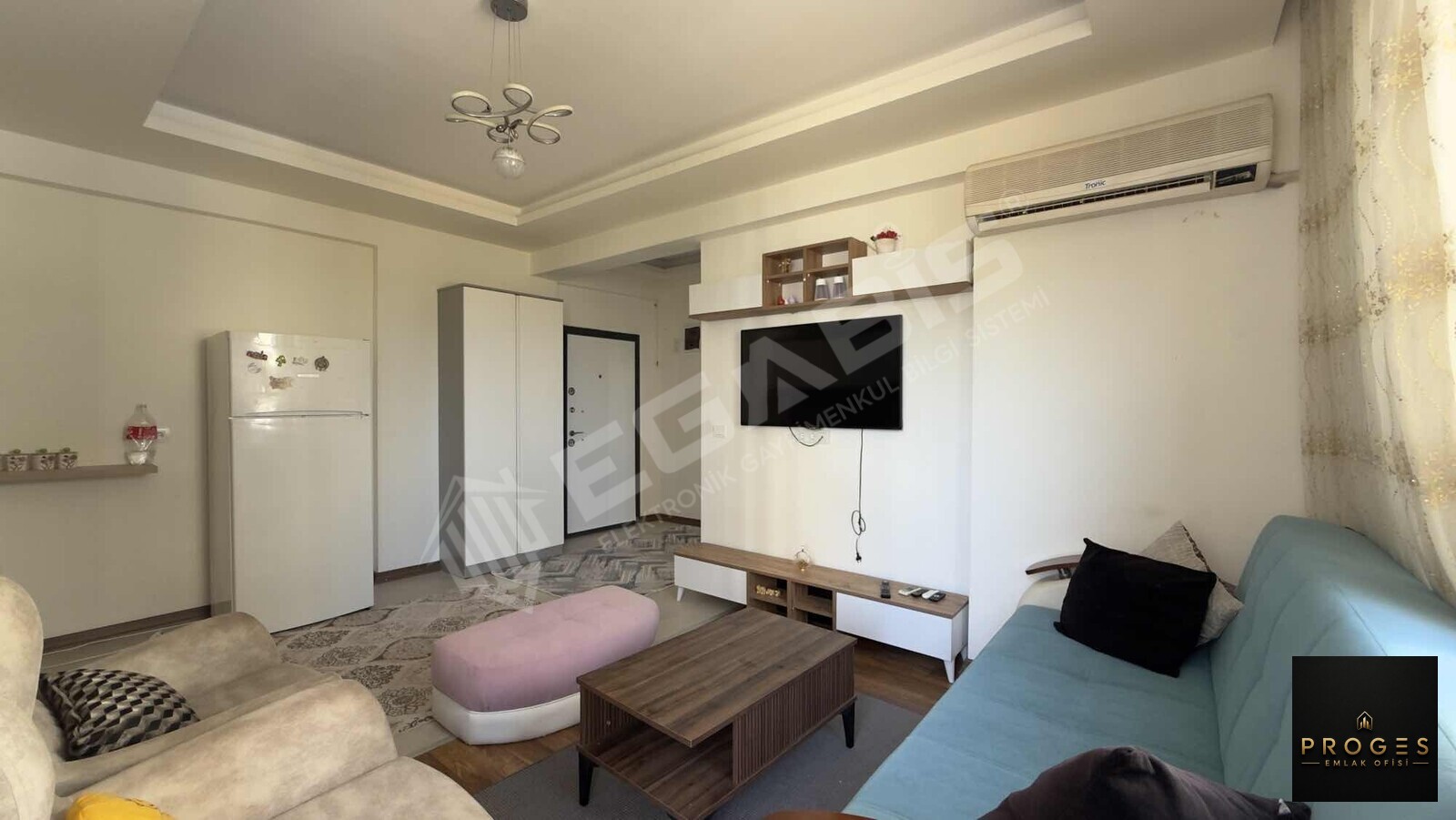 PROGES'TEN TÖMÜK'TE 3 CEPHELİ HAVUZLU 1+1 EŞYALI SATILIK DAİRE - 8