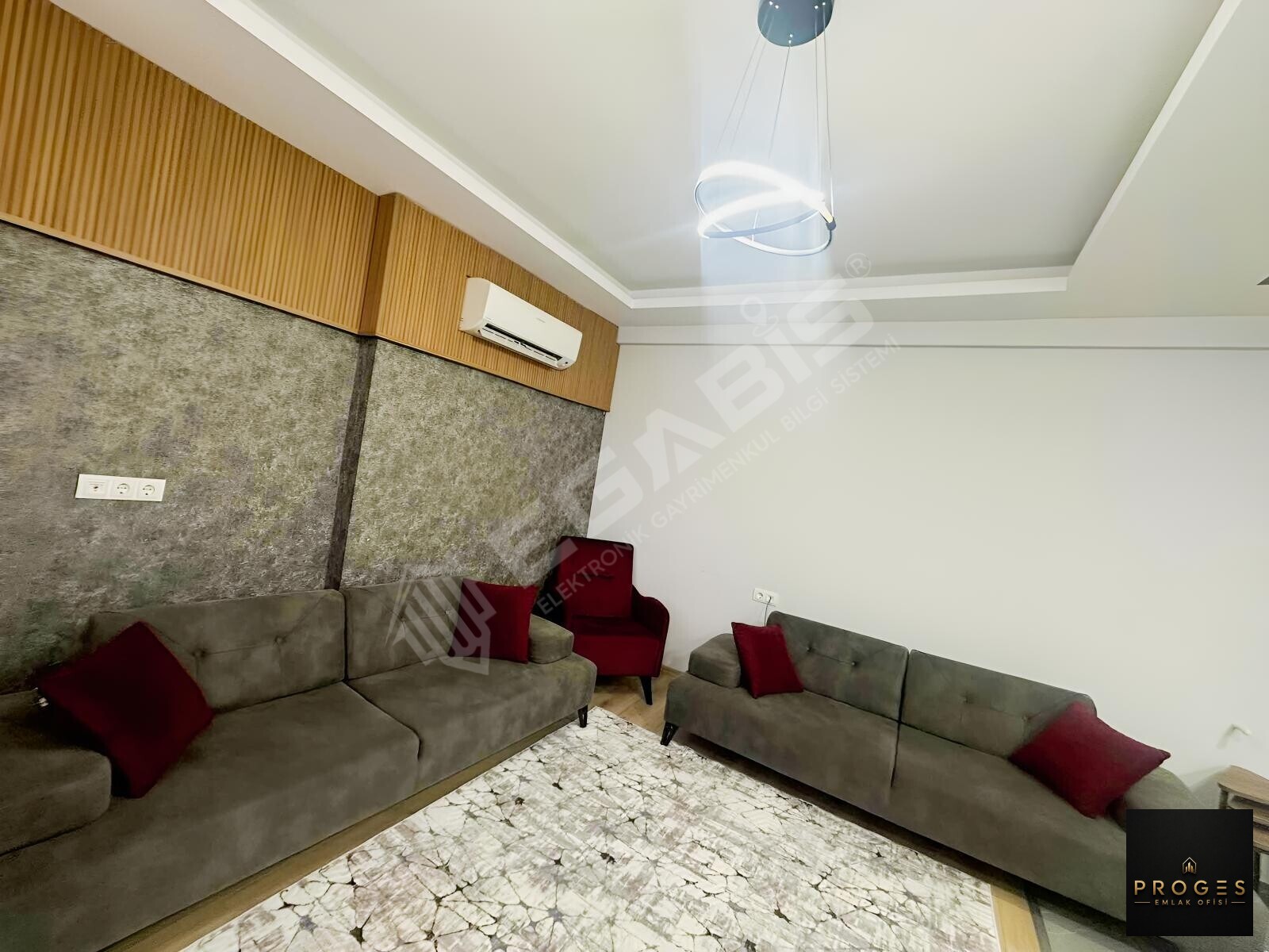 PROGES'TEN HAVUZ MANZARALI FULL EŞYALI KİRALIK 1+1 DAİRE - 4