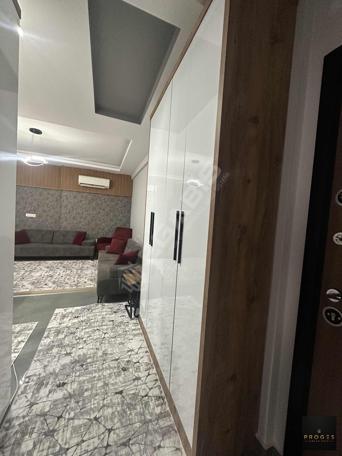 PROGES'TEN HAVUZ MANZARALI FULL EŞYALI KİRALIK 1+1 DAİRE - 7