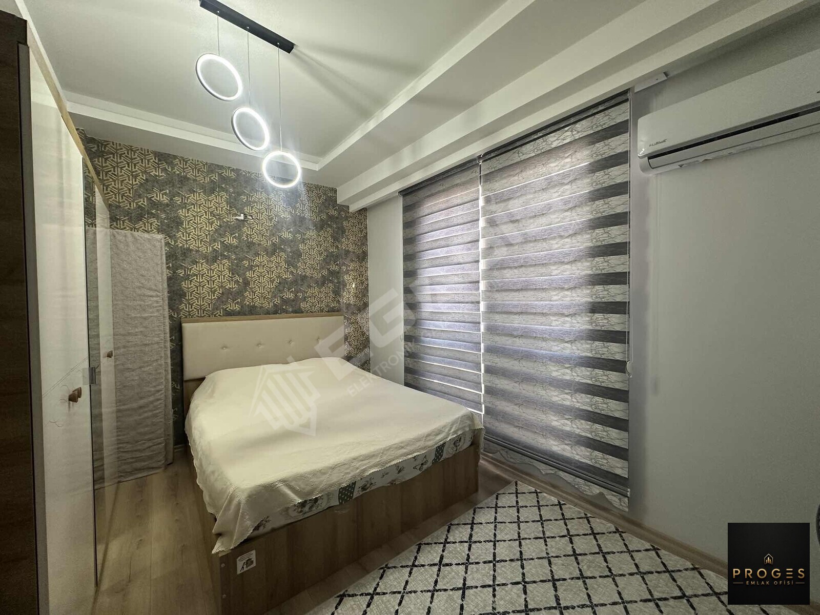 PROGES'TEN HAVUZ MANZARALI FULL EŞYALI KİRALIK 1+1 DAİRE - 9