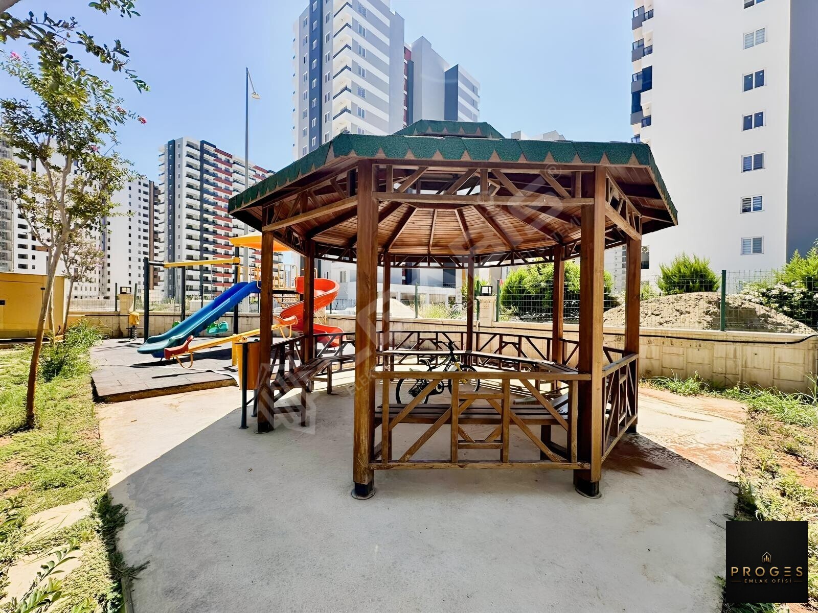 PROGES'TEN HAVUZ MANZARALI FULL EŞYALI KİRALIK 1+1 DAİRE - 20