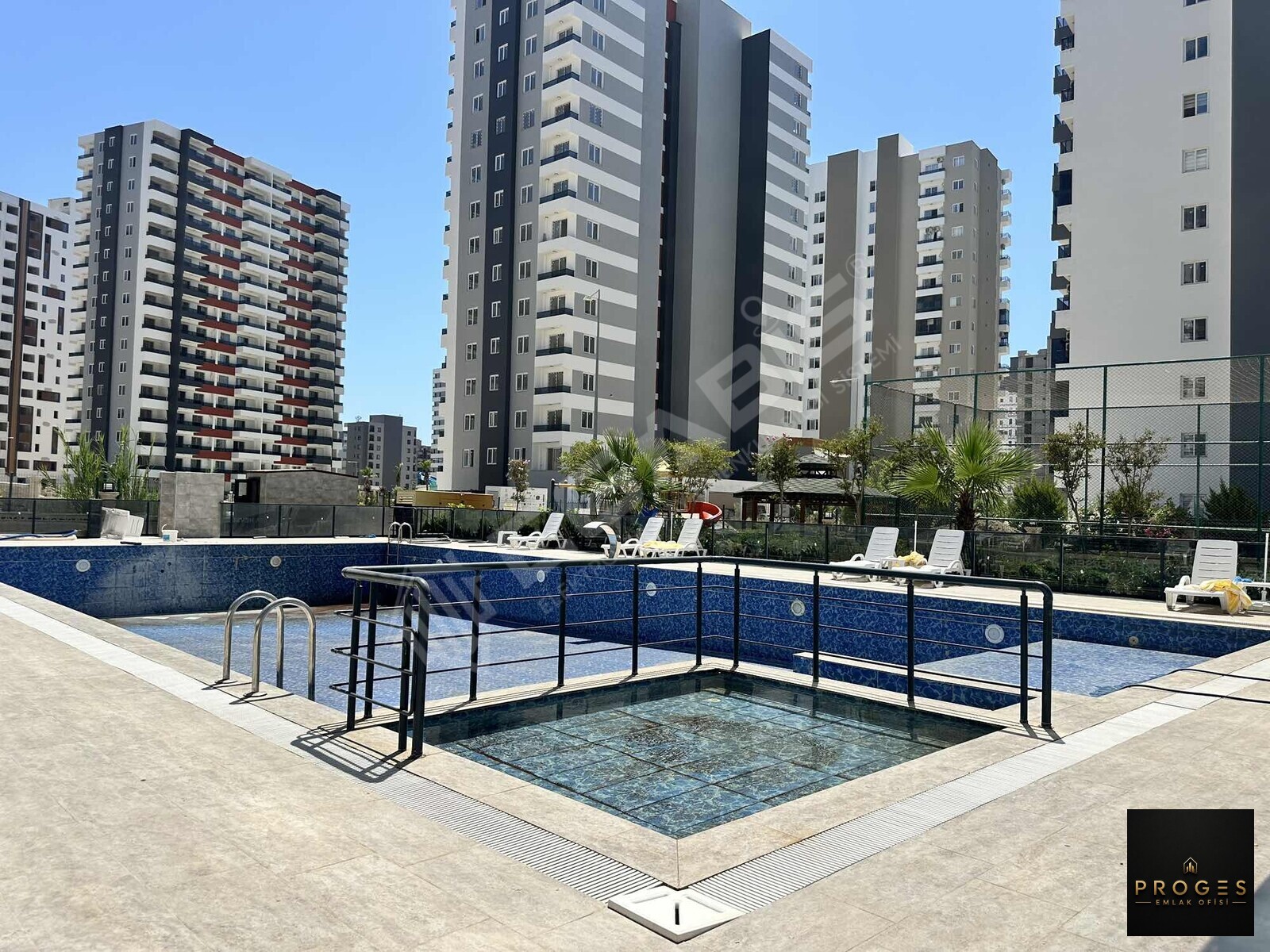PROGES'TEN HAVUZ MANZARALI FULL EŞYALI KİRALIK 1+1 DAİRE - 23