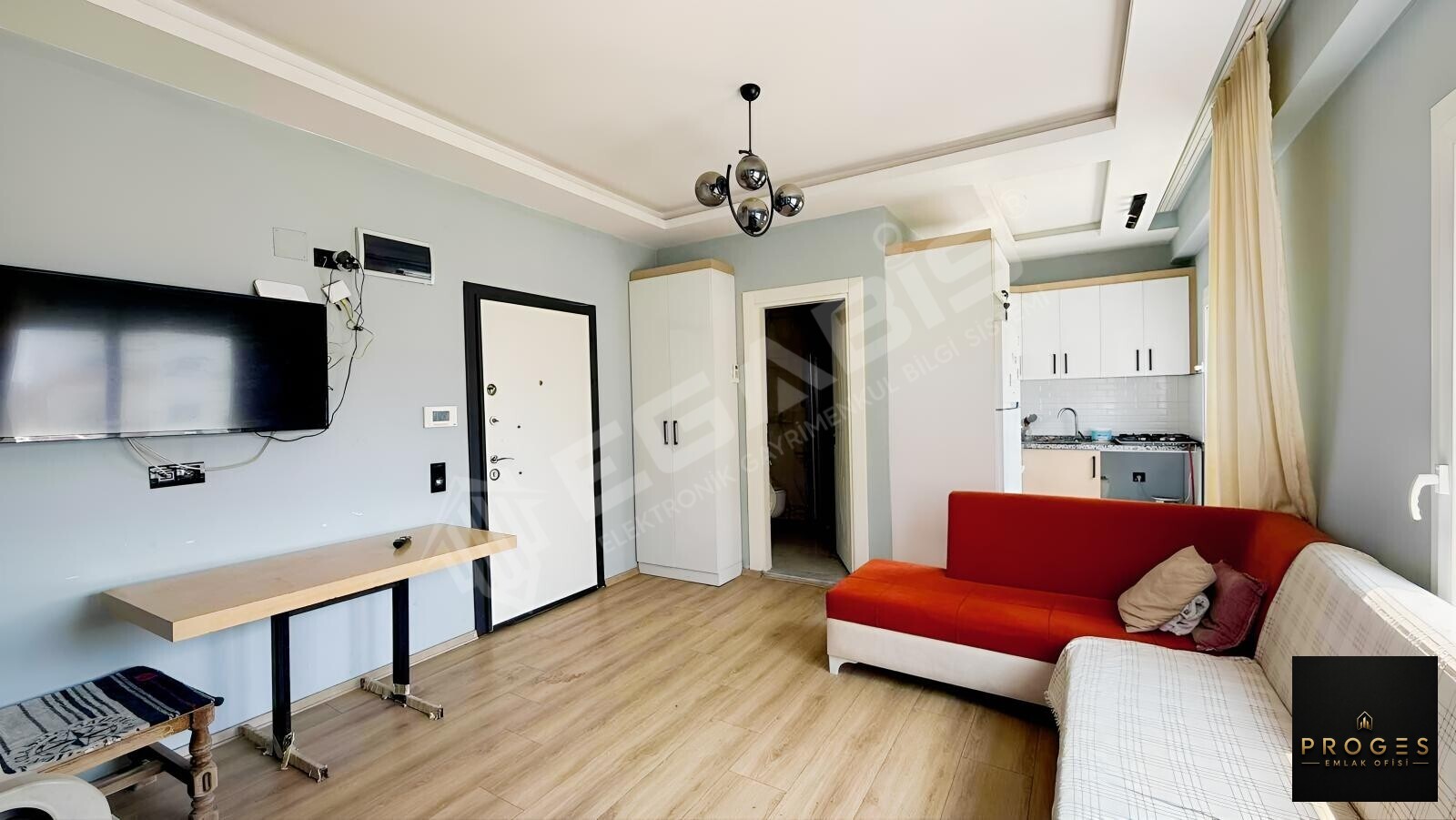 PROGES'TEN HAVUZLU SİTE İÇİNDE 1+1 EŞYALI SATILIK DAİRE - 5