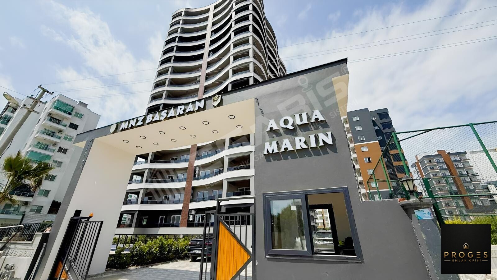 PROGES'TEN TÖMÜK'TE DENİZ MANZARALI HAVUZ & AQUAPARK 1+1 SATILIK