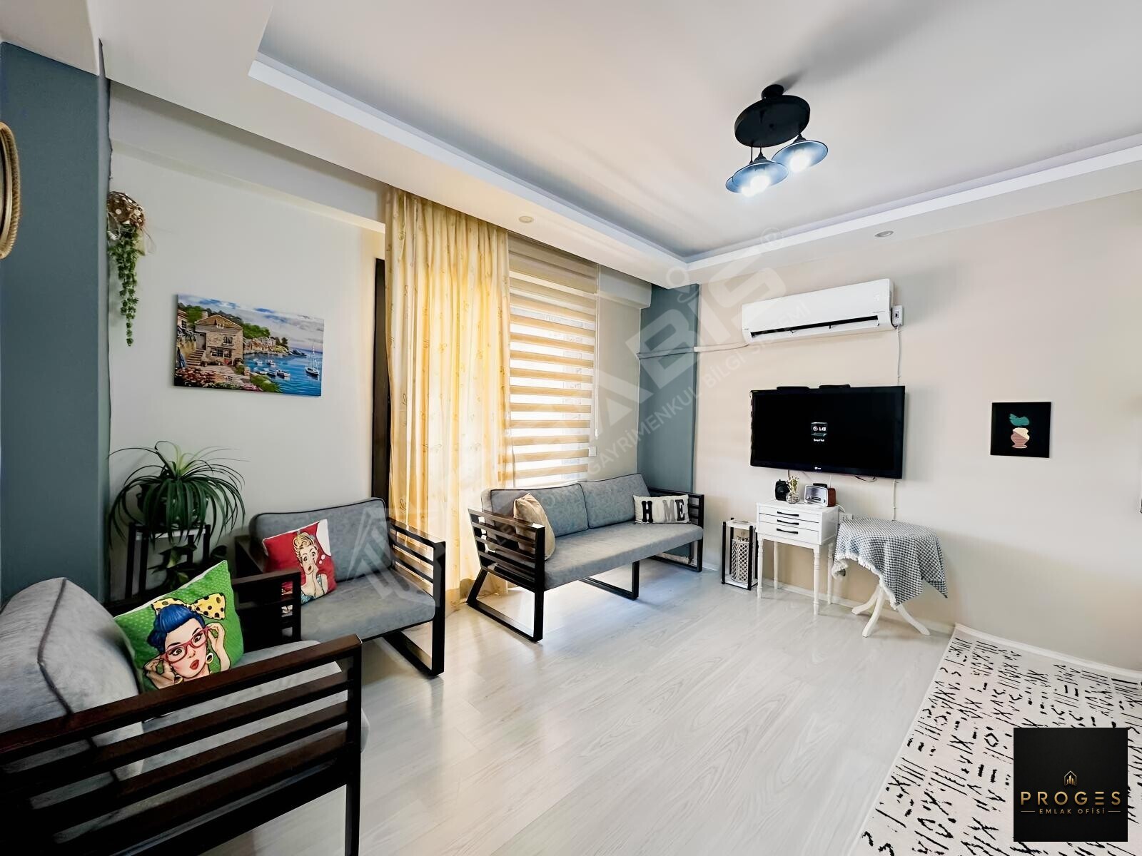 PROGES'TEN LİMONLU 'DA DENİZE 100 MT İSKANLI 1+1 SATILIK DAİRE - 7