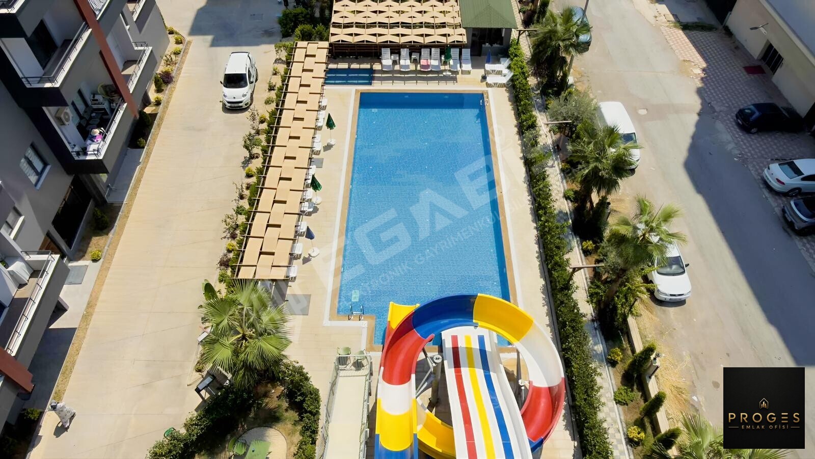 PROGES'TEN AÇIK KAPALI HAVUZ AQUAPARKLI 3+1 SATILIK DAİRE - 8