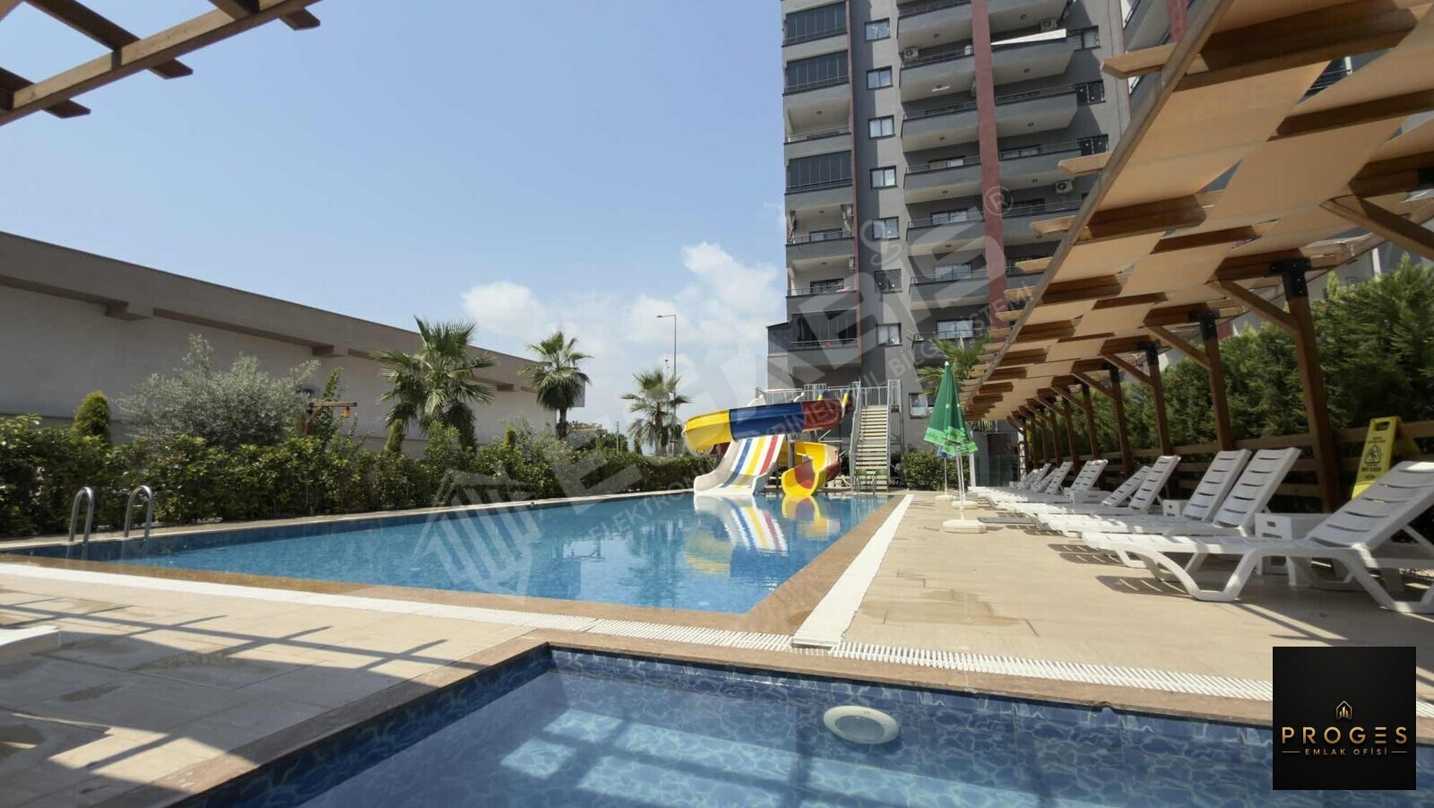 PROGES'TEN AÇIK KAPALI HAVUZ AQUAPARKLI 3+1 SATILIK DAİRE - 17