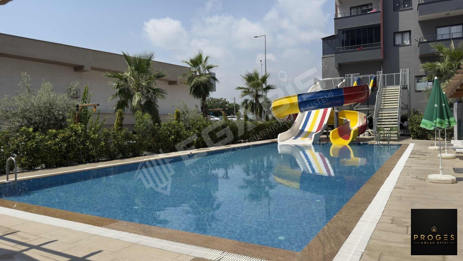 PROGES'TEN AÇIK KAPALI HAVUZ AQUAPARKLI 3+1 SATILIK DAİRE - 26