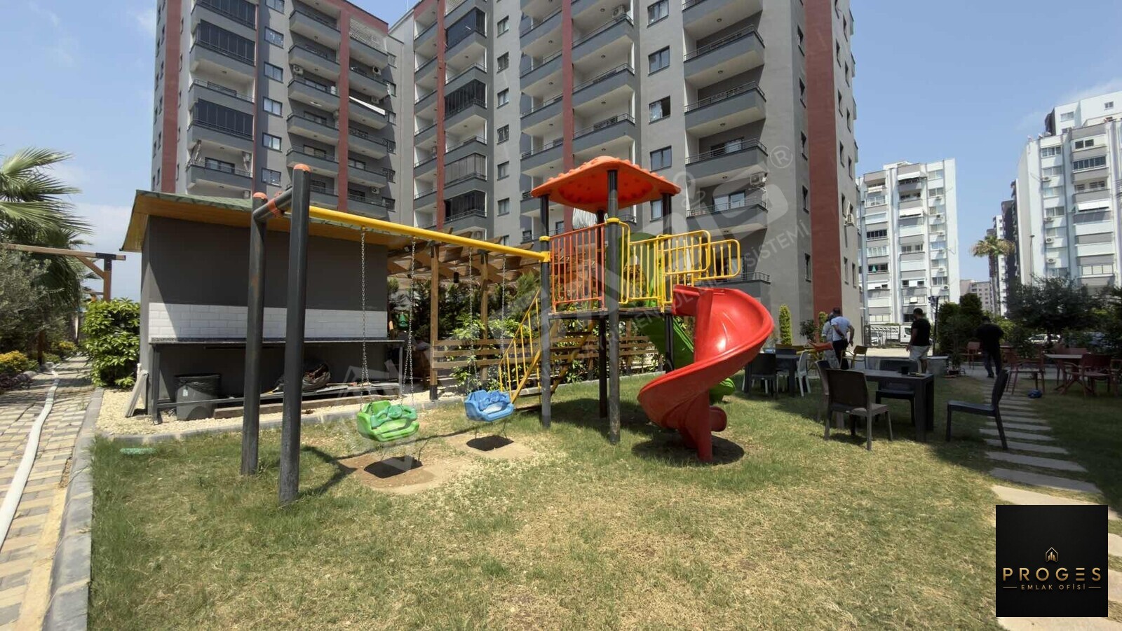 PROGES'TEN AÇIK KAPALI HAVUZ AQUAPARKLI 3+1 SATILIK DAİRE - 27
