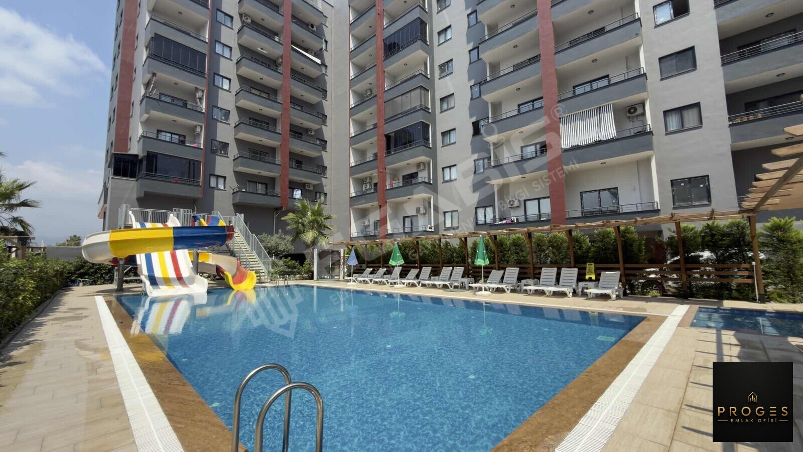 PROGES'TEN AÇIK KAPALI HAVUZ AQUAPARKLI 3+1 SATILIK DAİRE - 30