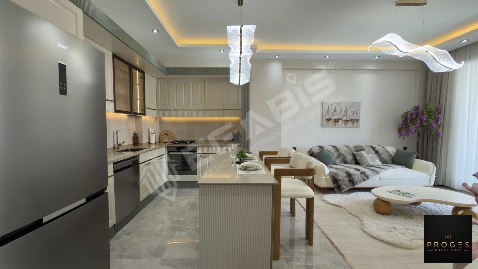 PROGES'TEN AYAŞ'TA DENİZ MANZARALI 1+1 LÜX SATILIK DAİRE - 2