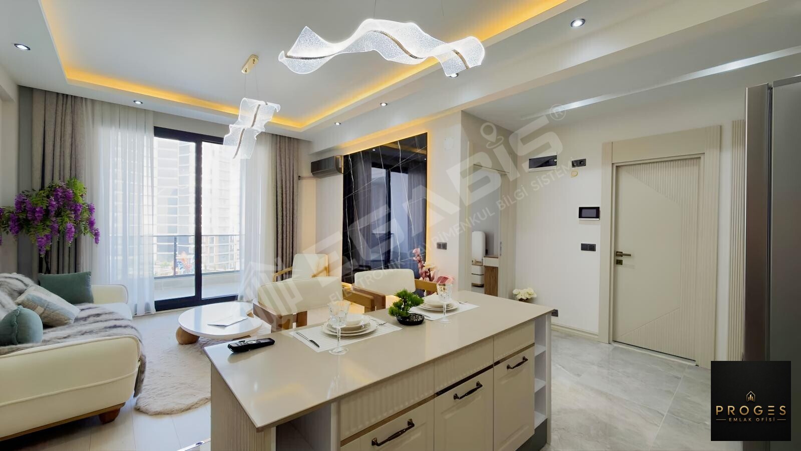 PROGES'TEN AYAŞ'TA DENİZ MANZARALI 1+1 LÜX SATILIK DAİRE - 3